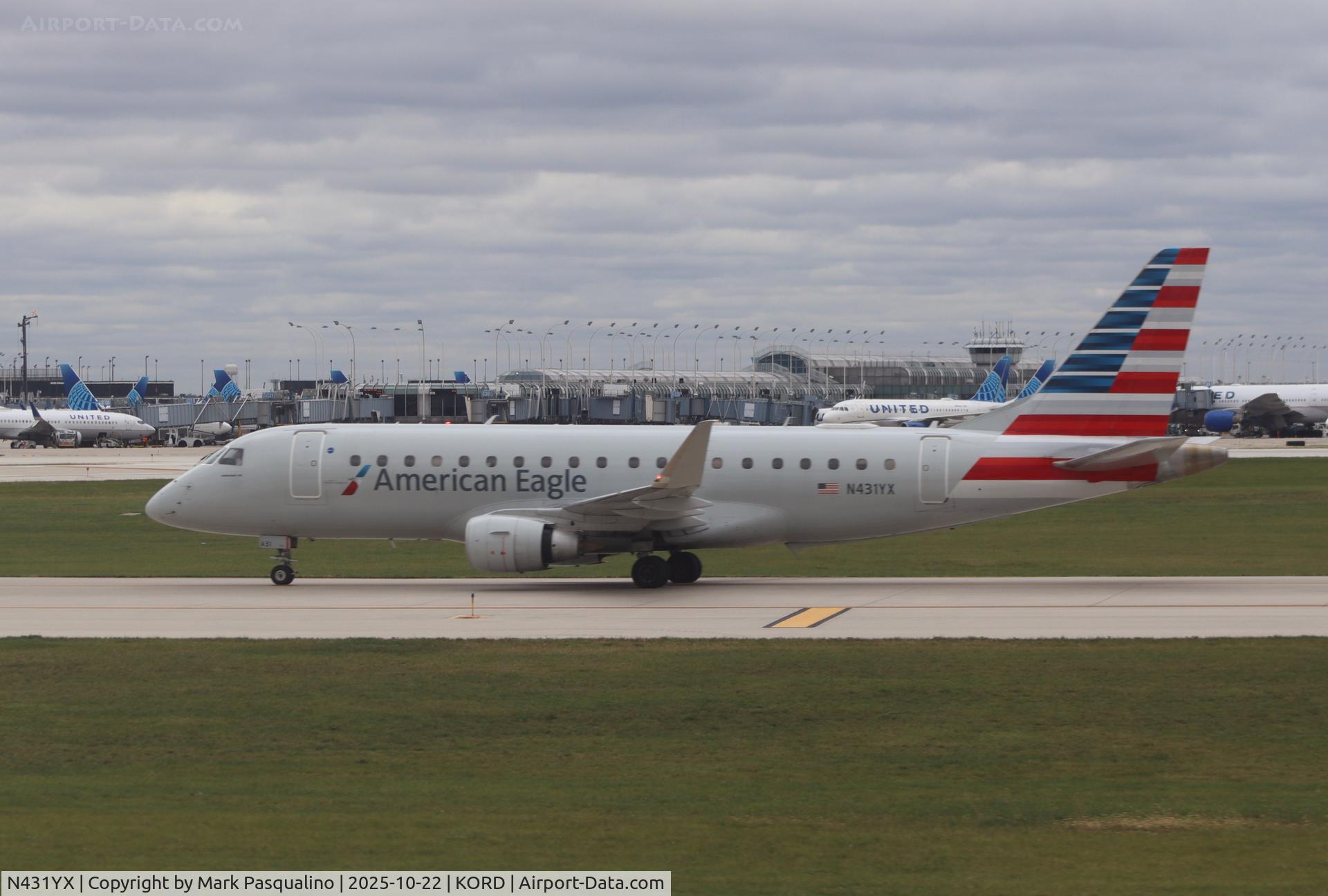 N431YX, 2014 Embraer 175LR (ERJ-170-200LR) C/N 17000413, ERJ-170-200LR