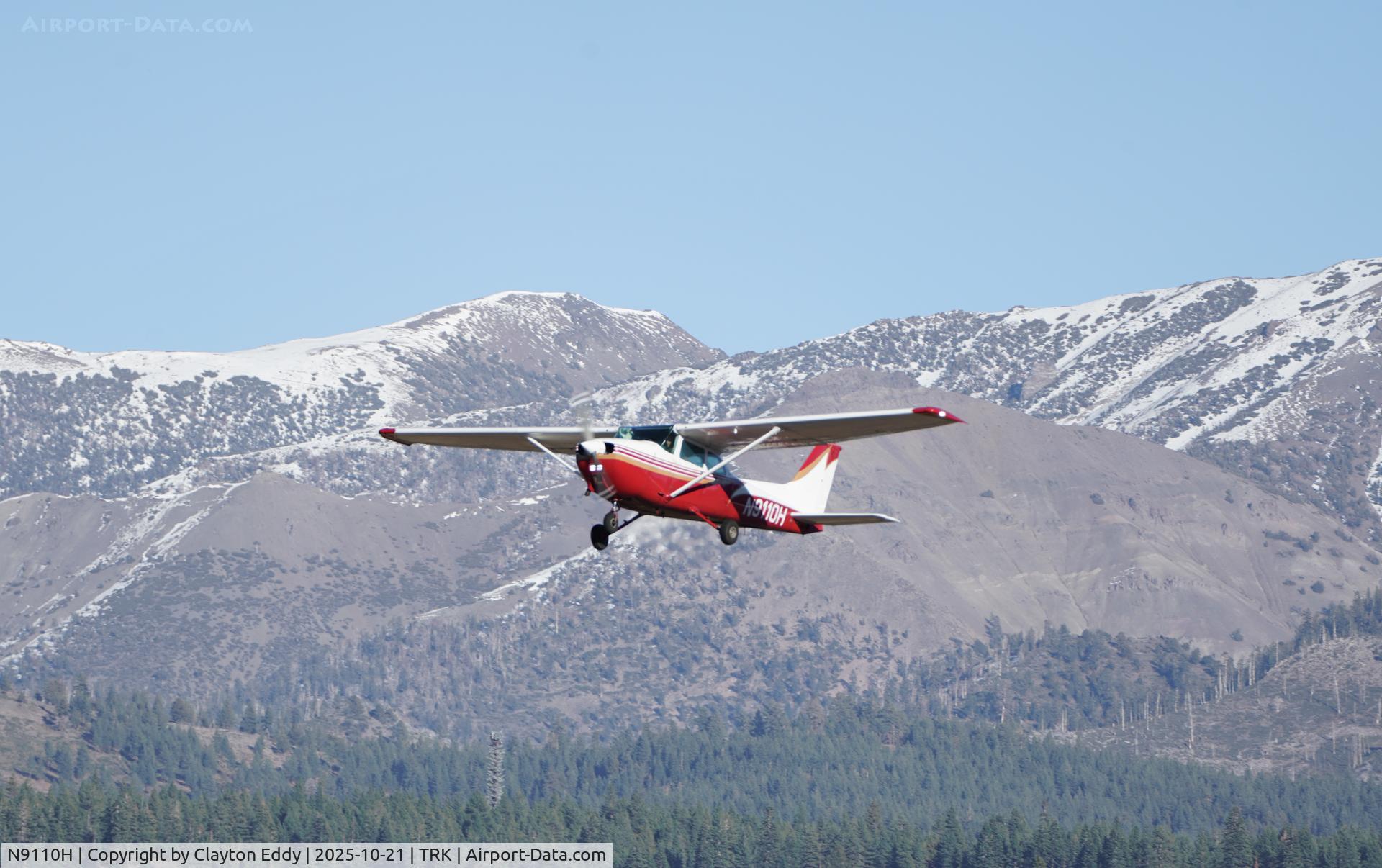 N9110H, 1975 Cessna 172M C/N 17265951, Truckee Tahoe airport in California 2025