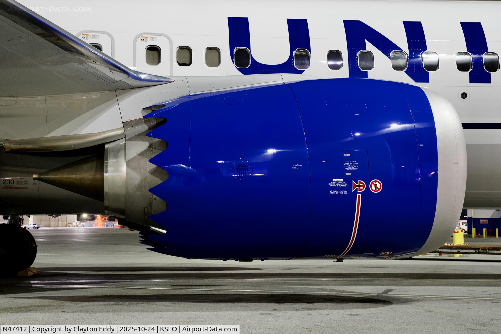 N47412, 2025 Boeing 737 MAX 9 C/N 68811, SFO 2025