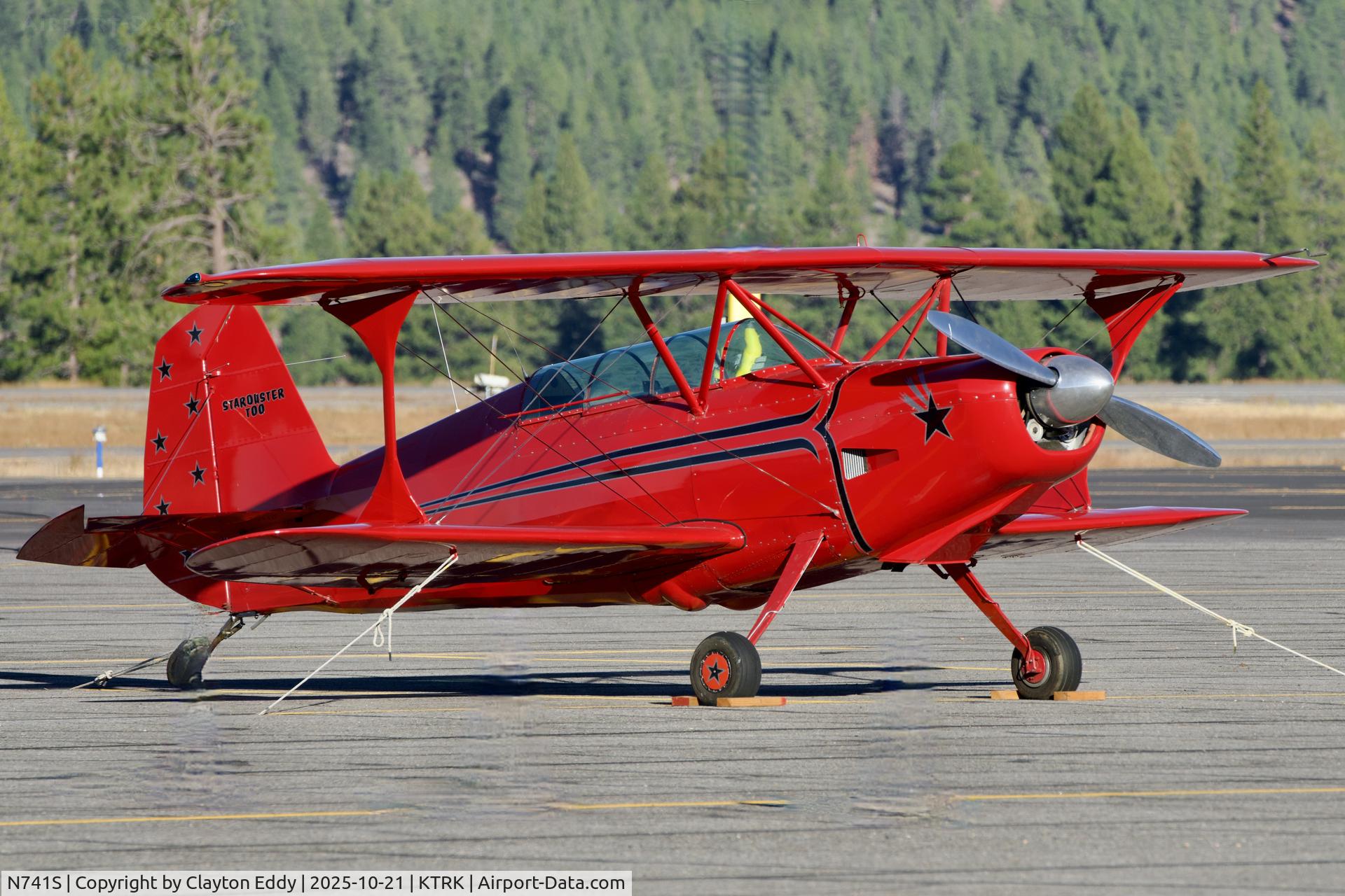 N741S, 1969 Swan Starduster Too SAMSONG C/N 49, Truckee Tahoe airport in California 2025