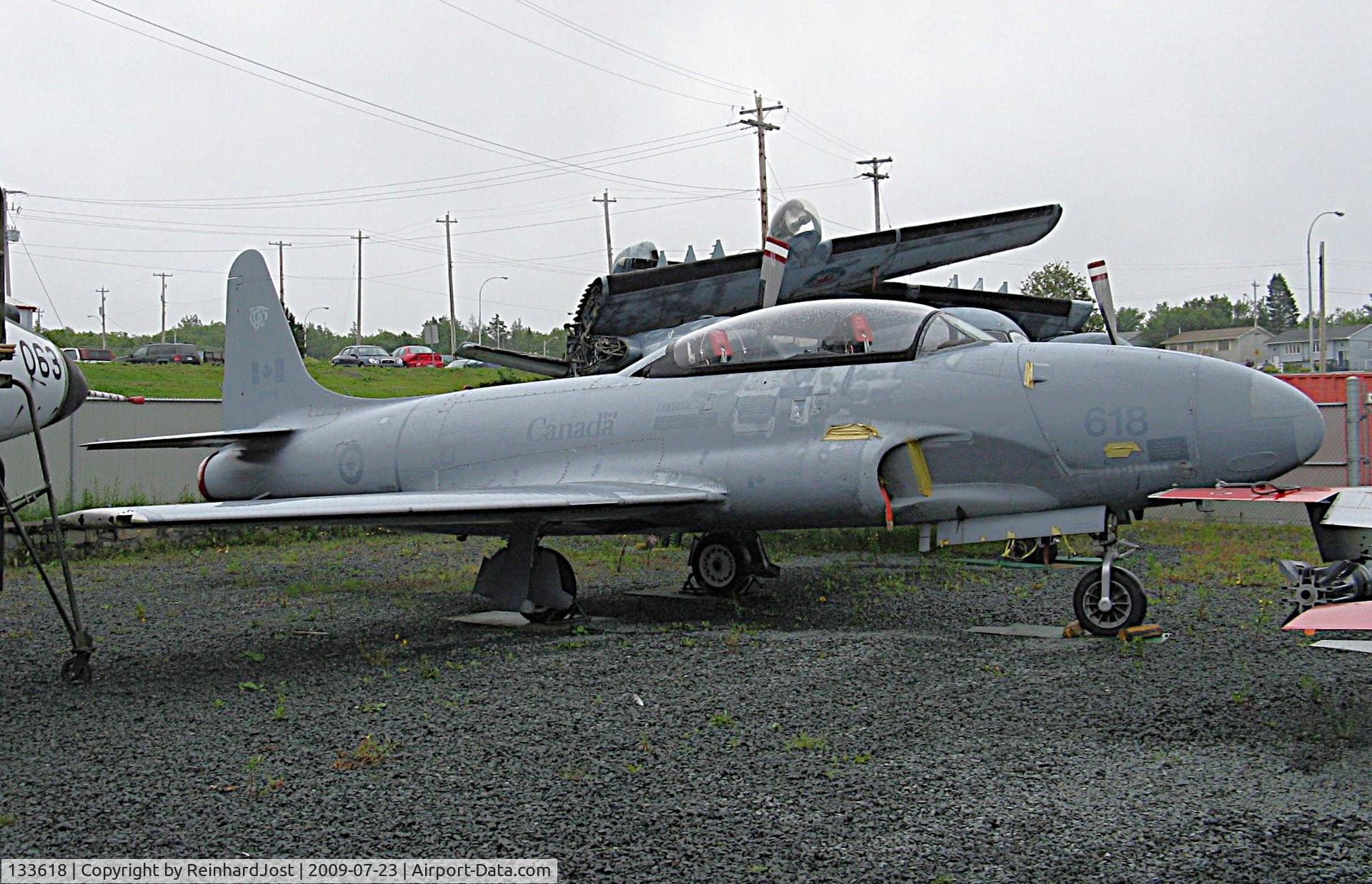 133618, Canadair CT-133 Silver Star C/N T33-618, Silver Star at the backyard of the Shearwater Aviation Museum near Halifax, NS, Canada