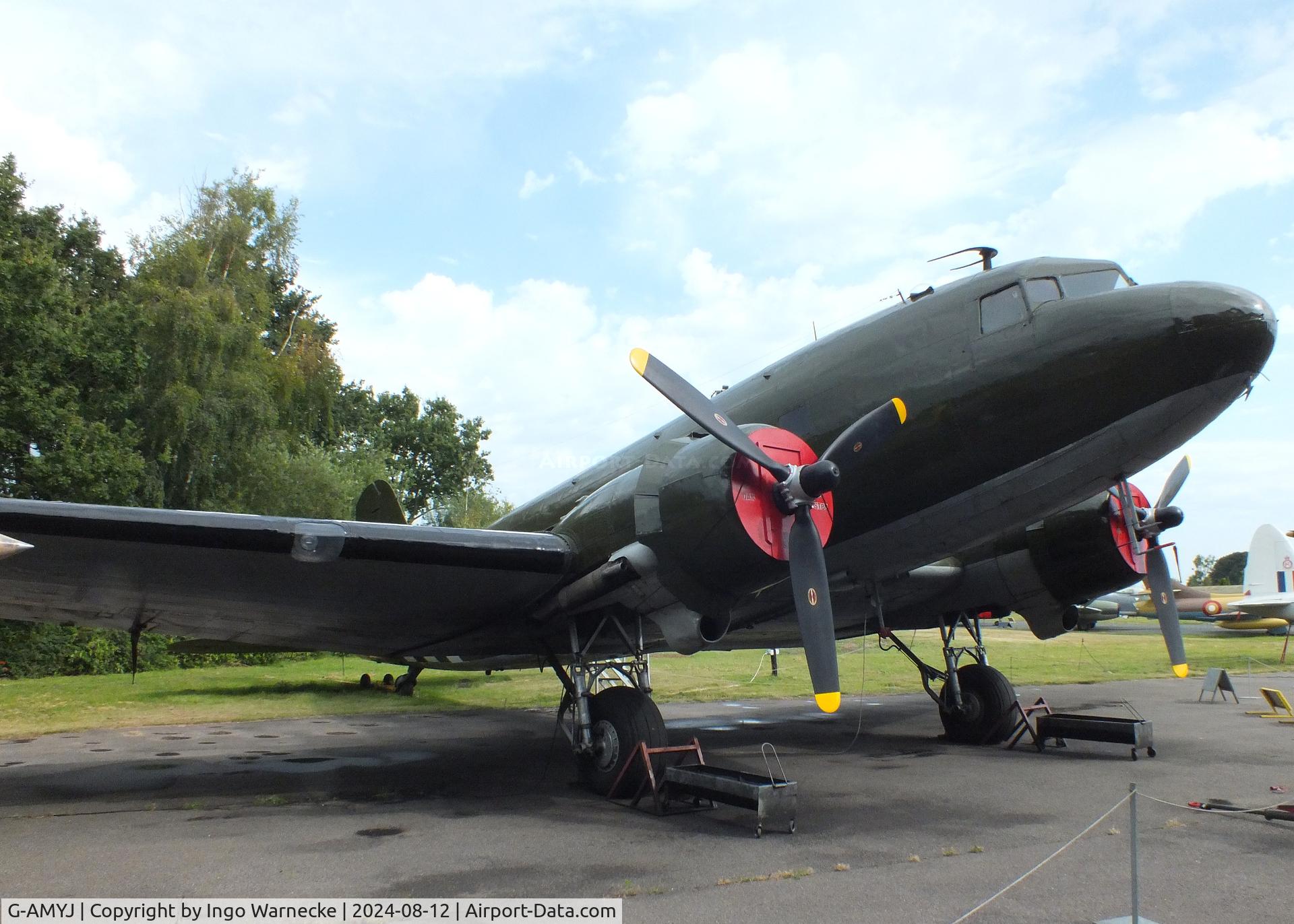 G-AMYJ, 1944 Douglas DC-3C-R-1830-90C (C-47B) C/N 15968/32716, Douglas DC-3C-R-1830-90C (C-47B) at the Yorkshire Air Museum, Elvington