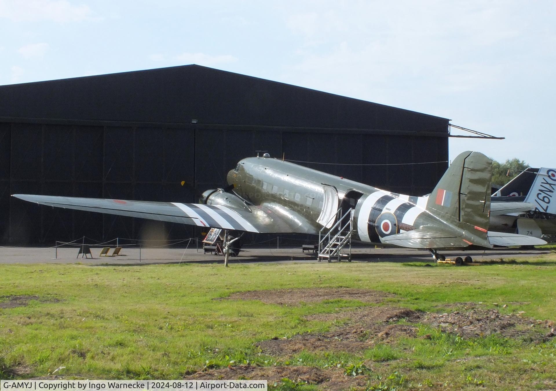 G-AMYJ, 1944 Douglas DC-3C-R-1830-90C (C-47B) C/N 15968/32716, Douglas DC-3C-R-1830-90C (C-47B) at the Yorkshire Air Museum, Elvington