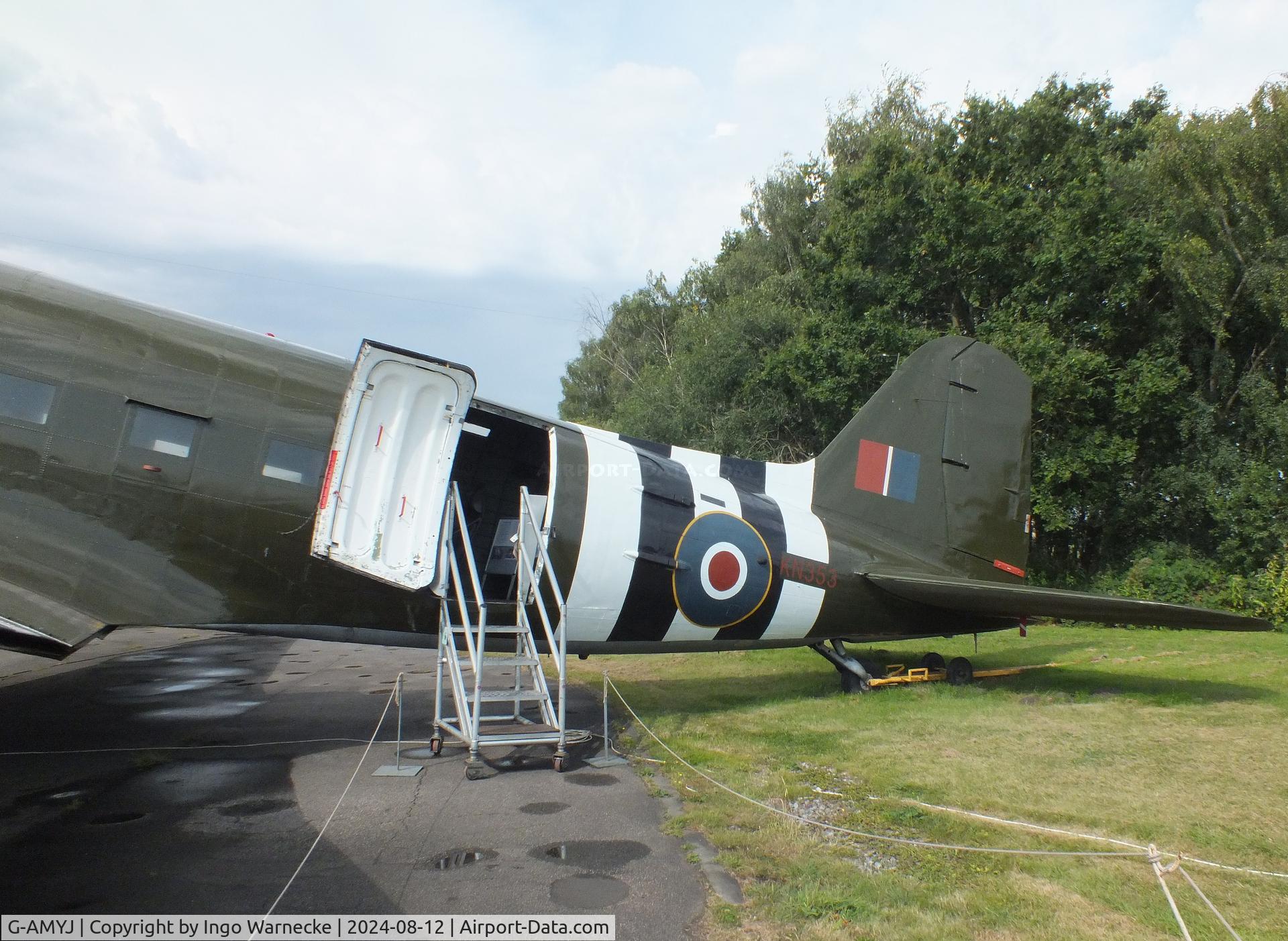 G-AMYJ, 1944 Douglas DC-3C-R-1830-90C (C-47B) C/N 15968/32716, Douglas DC-3C-R-1830-90C (C-47B) at the Yorkshire Air Museum, Elvington
