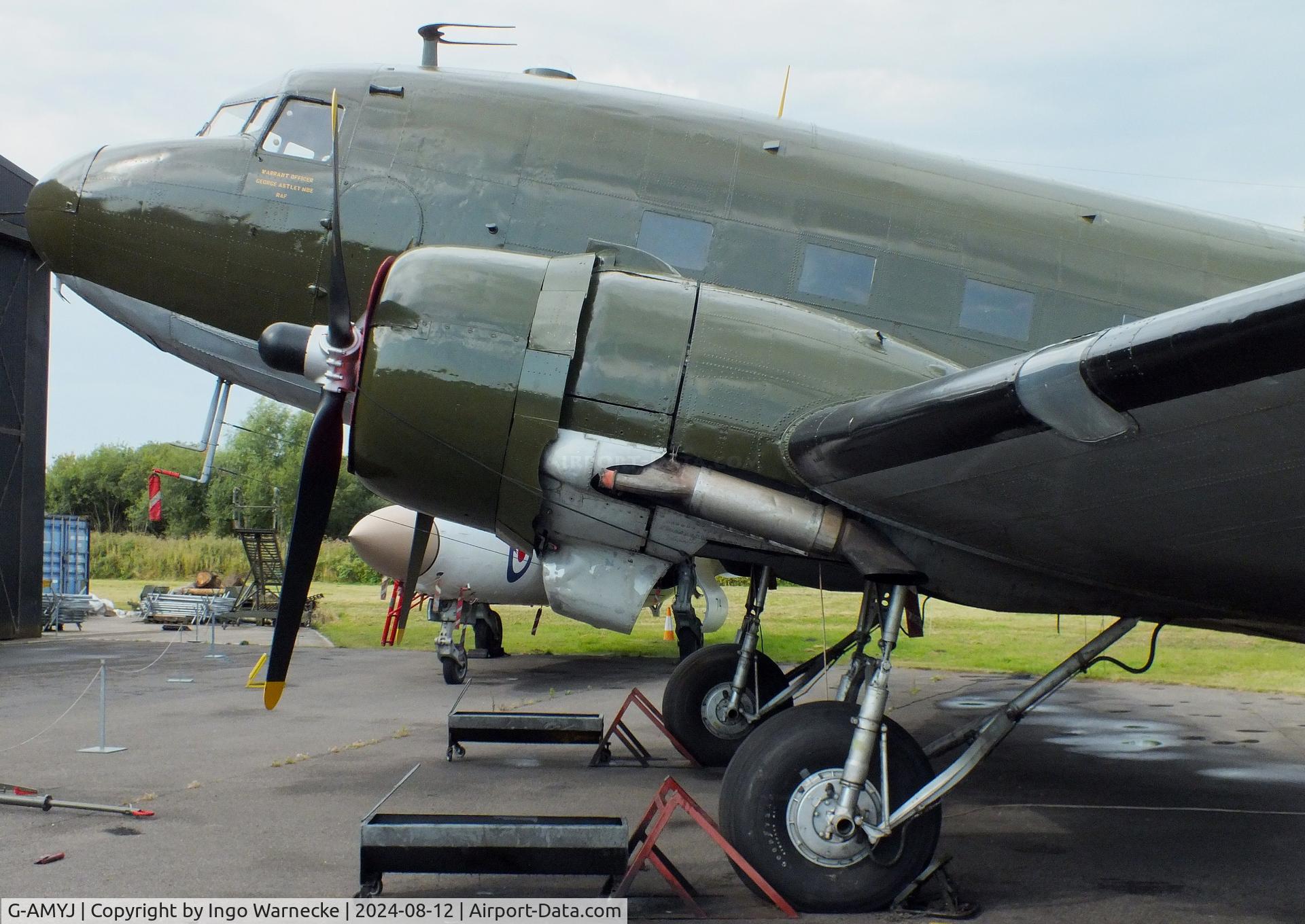 G-AMYJ, 1944 Douglas DC-3C-R-1830-90C (C-47B) C/N 15968/32716, Douglas DC-3C-R-1830-90C (C-47B) at the Yorkshire Air Museum, Elvington