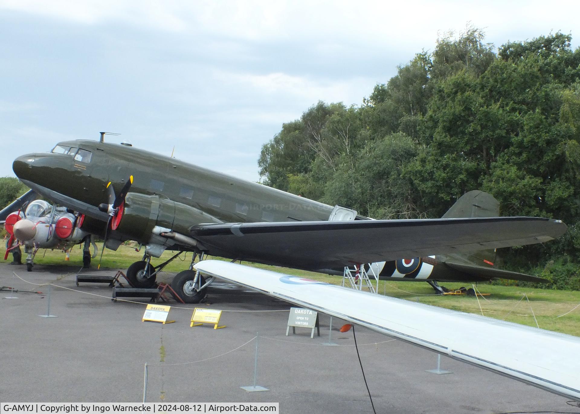 G-AMYJ, 1944 Douglas DC-3C-R-1830-90C (C-47B) C/N 15968/32716, Douglas DC-3C-R-1830-90C (C-47B) at the Yorkshire Air Museum, Elvington