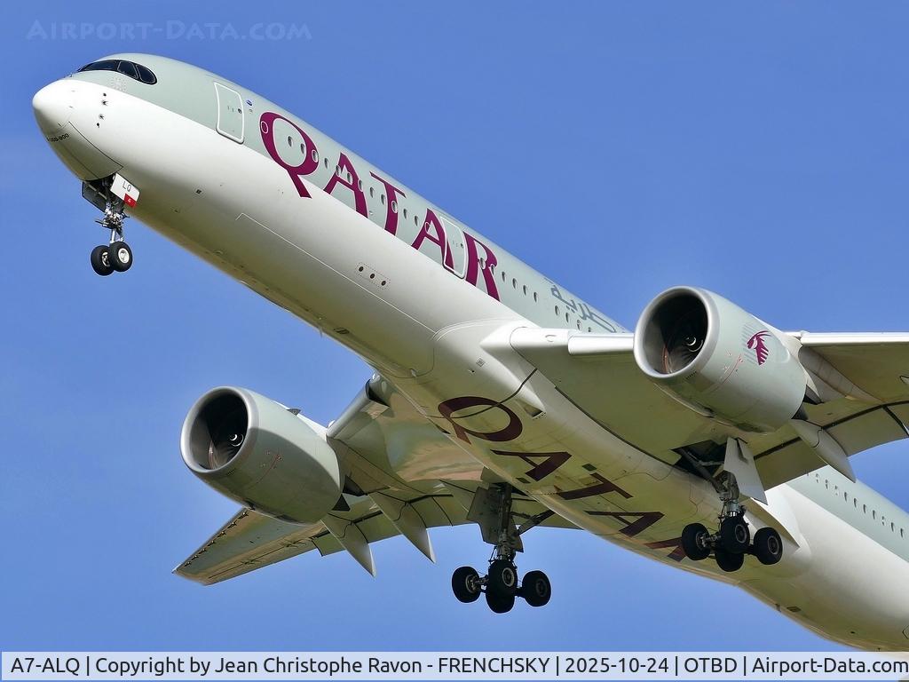 A7-ALQ, 2017 Airbus A350-941 C/N 076, Geneva (GVA)	Doha (DOH)	QR102
