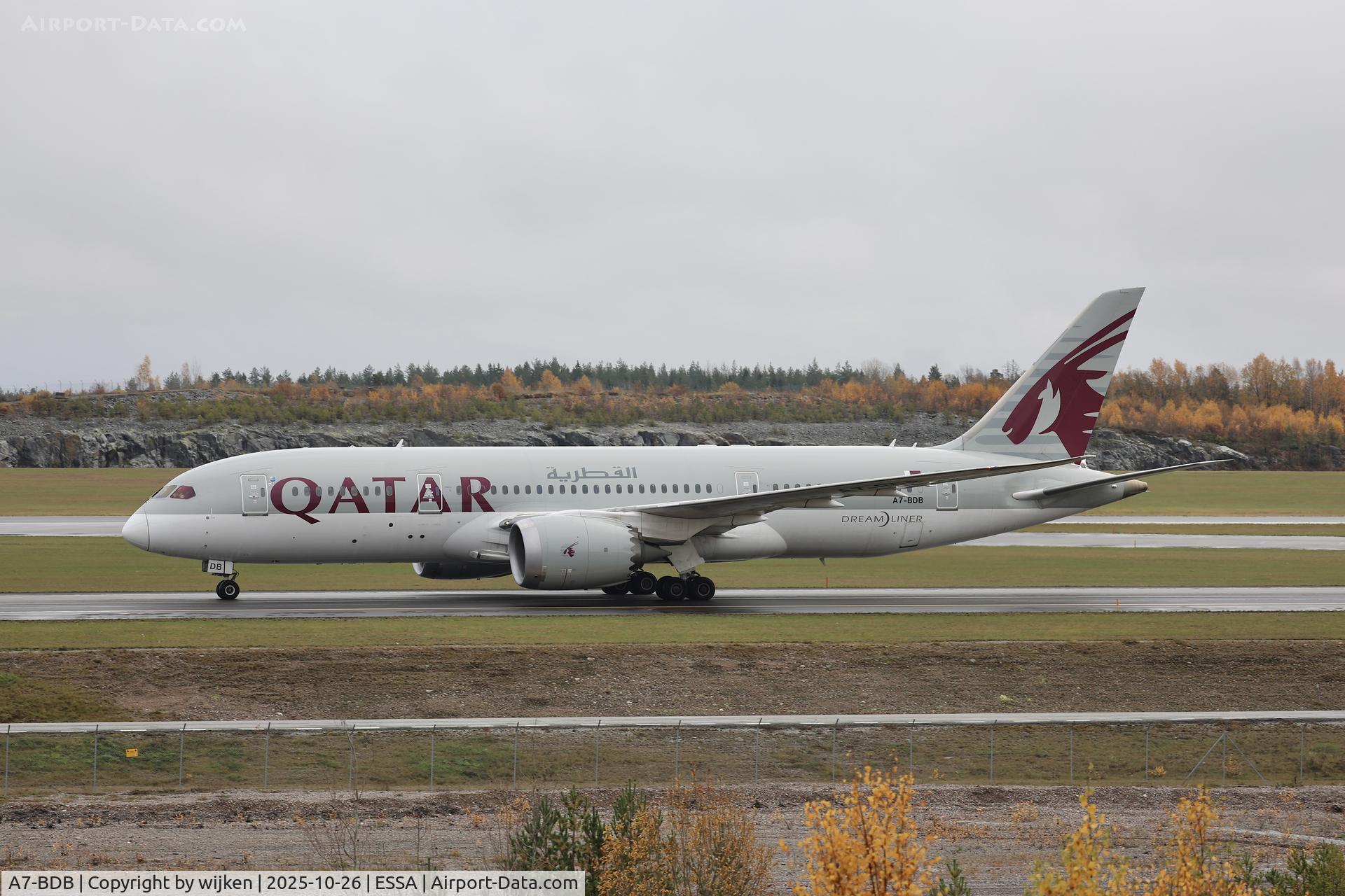 A7-BDB, 2016 Boeing 787-8 Dreamliner Dreamliner C/N 38346, Twy W