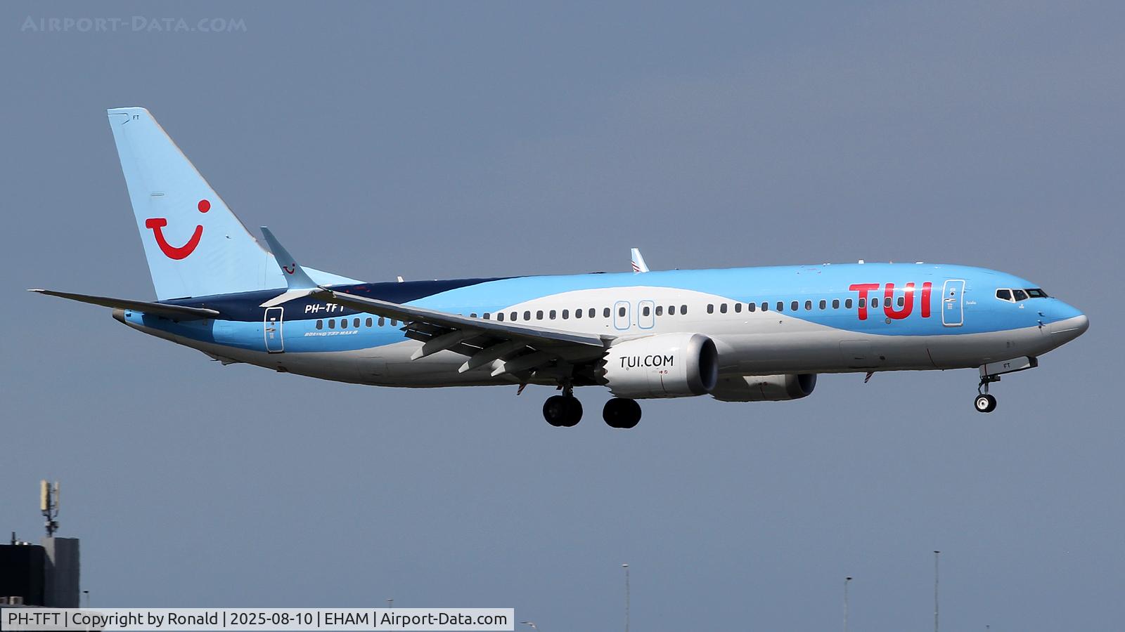 PH-TFT, 2021 Boeing B-737-8 Max C/N 44610, at spl
