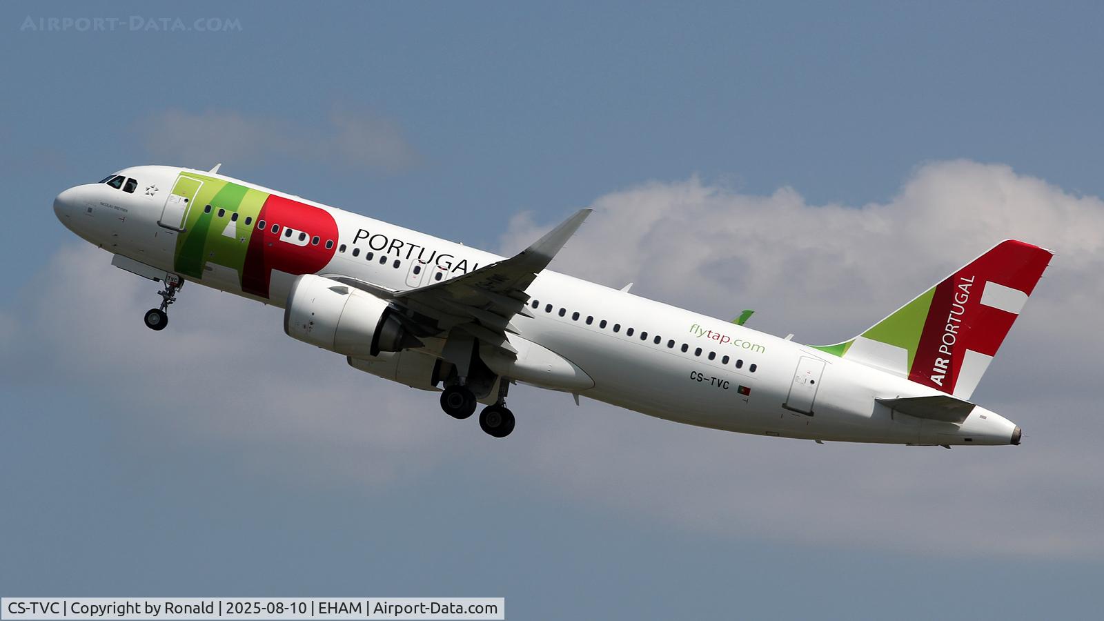 CS-TVC, 2019 Airbus A320-251NEO C/N 8831, at spl