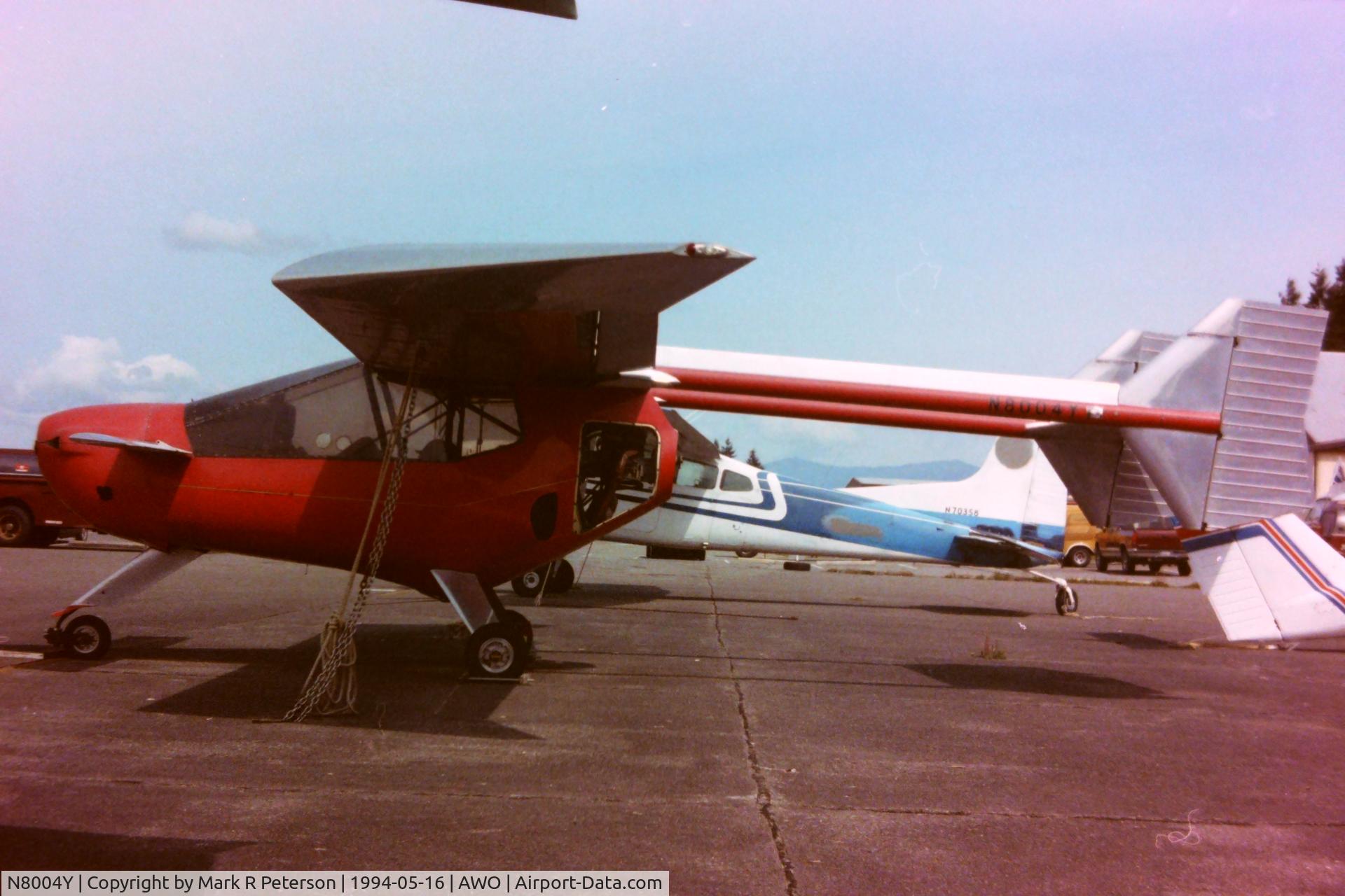 N8004Y, 1989 Bashforth Bruce A MINI MASTER C/N MM-100, Ramp Arlington v.2 with canard