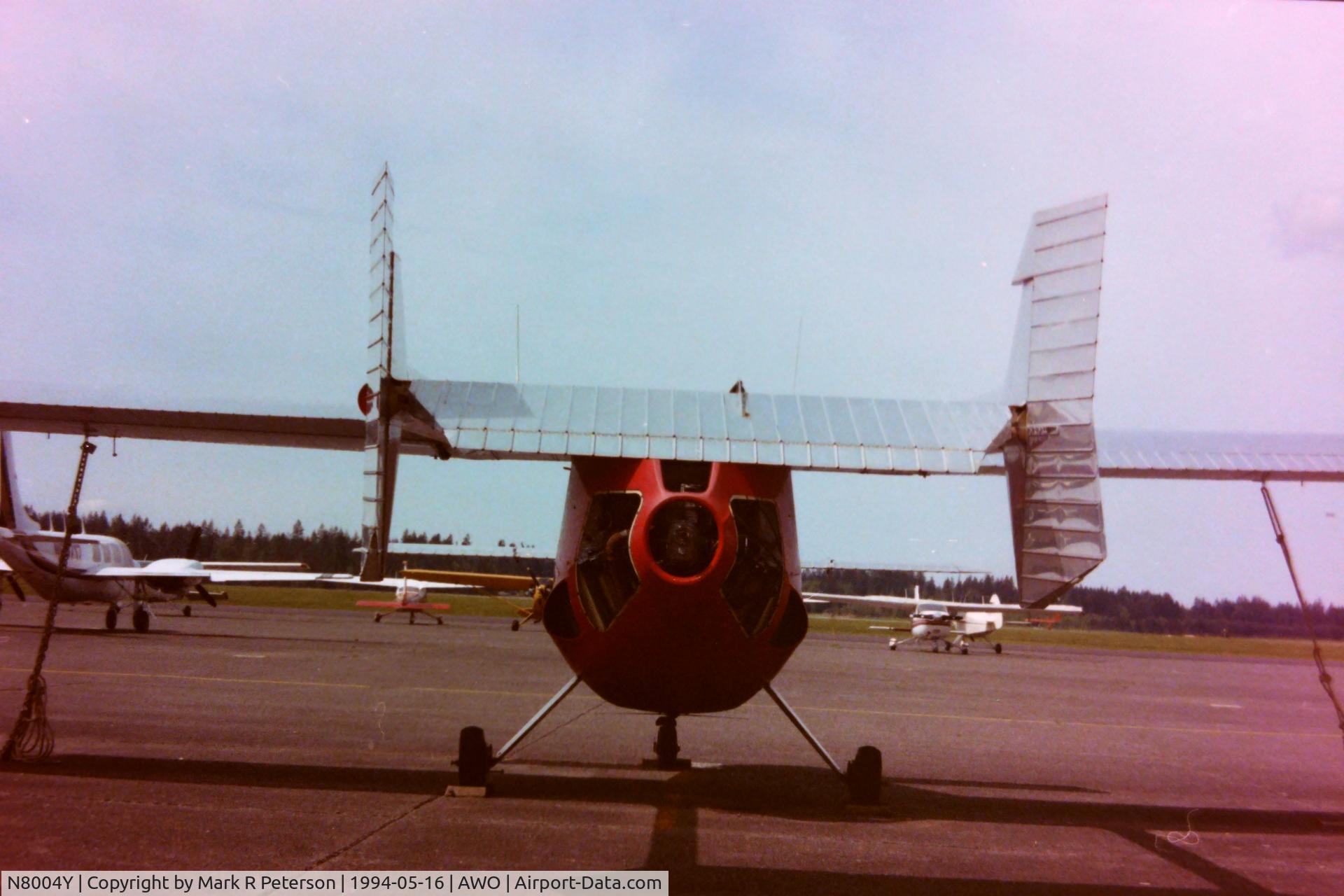 N8004Y, 1989 Bashforth Bruce A MINI MASTER C/N MM-100, Ramp, v.2 with Canard