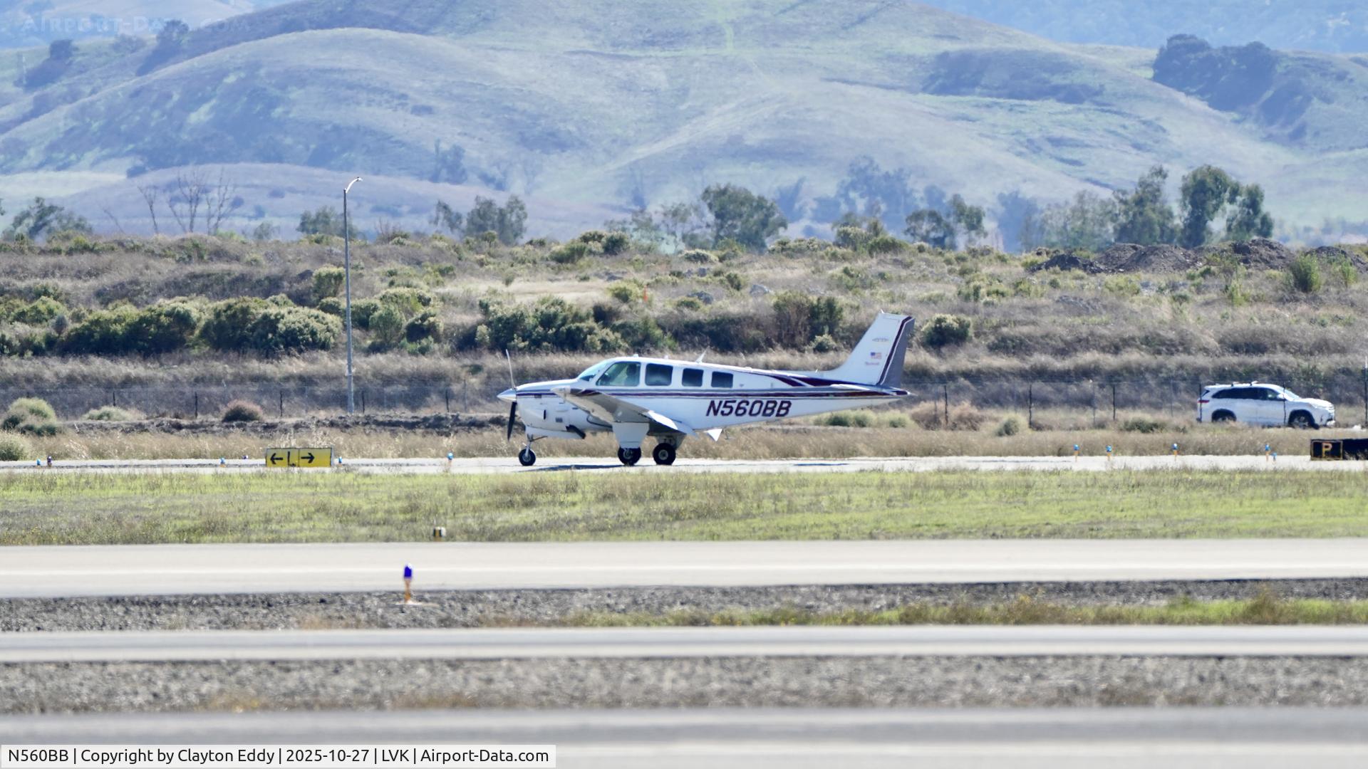 N560BB, 1994 Beech B36TC Bonanza C/N EA-562, Livermore airport in California 2025 N560BB, 1994 Beech B36TC Bonanza C/N EA-562, Livermore airport in California 2025