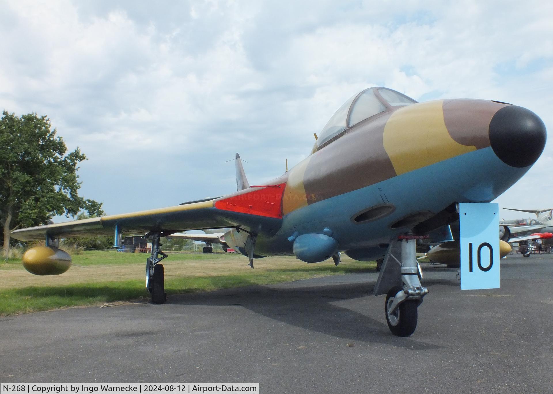 N-268, Hawker Hunter FGA.78 C/N 8947, Hawker (Fokker) Hunter F6 (later converted to FGA78 QA10 of the Qatar air force) at the Yorkshire Air Museum, Elvington N-268, Hawker Hunter FGA.78 C/N 8947, Hawker (Fokker) Hunter F6 (later converted to FGA78 QA10 of the Qatar air force) at the Yorkshire Air Museum, Elvington