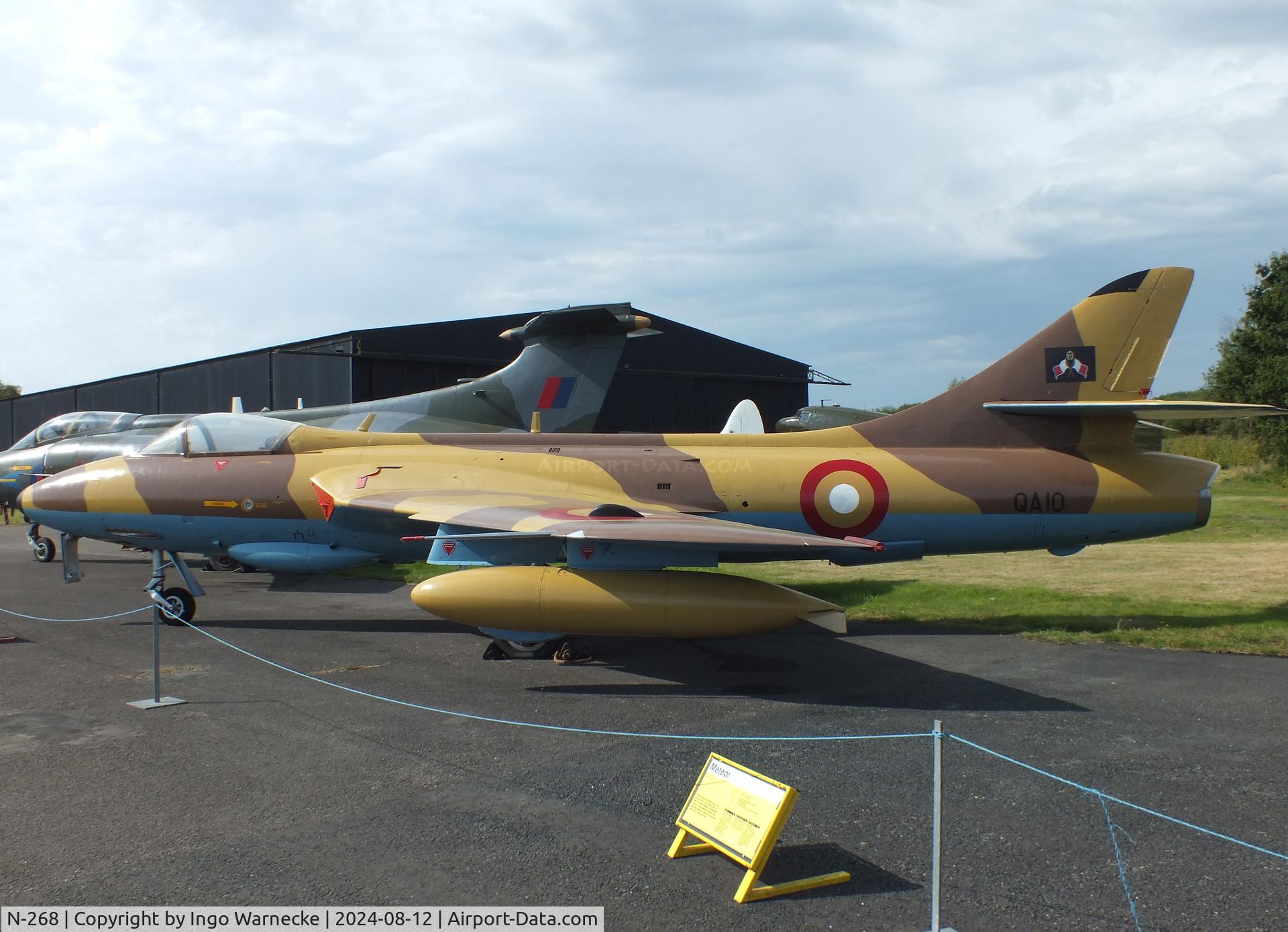 N-268, Hawker Hunter FGA.78 C/N 8947, Hawker (Fokker) Hunter F6 (later converted to FGA78 QA10 of the Qatar air force) at the Yorkshire Air Museum, Elvington N-268, Hawker Hunter FGA.78 C/N 8947, Hawker (Fokker) Hunter F6 (later converted to FGA78 QA10 of the Qatar air force) at the Yorkshire Air Museum, Elvington