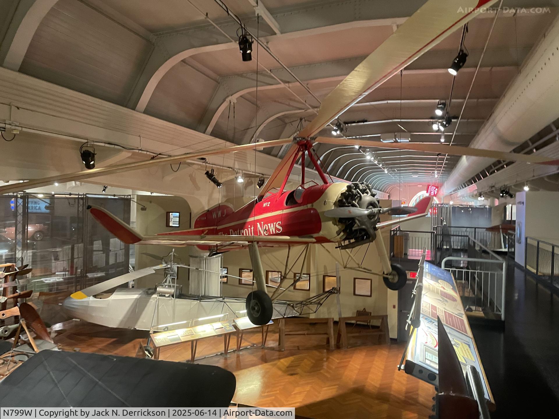 N799W, Pitcairn-Cierva PCA-2 C/N 208, Autogyro N799W, Pitcairn-Cierva PCA-2 C/N 208, Autogyro