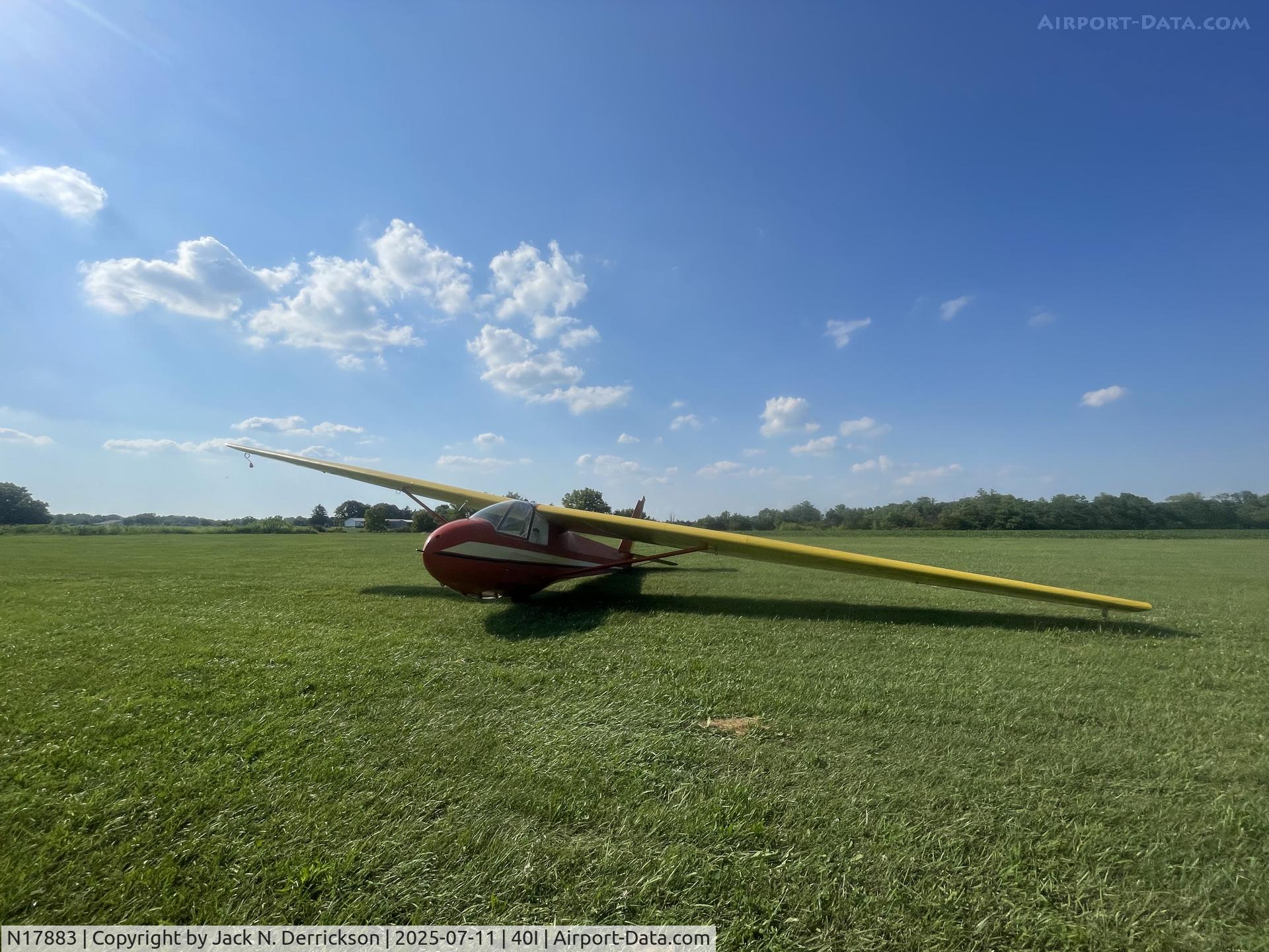 N17883, 1972 Schweizer SGS 2-33A C/N 253, 2025 CCYSA N17883, 1972 Schweizer SGS 2-33A C/N 253, 2025 CCYSA