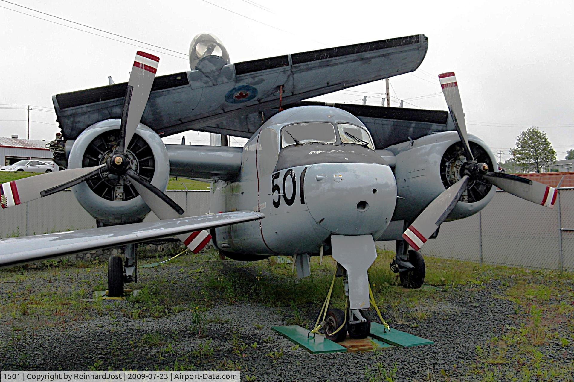 1501, De Havilland Canada CP-121 Tracker C/N Not found 1501, De Havilland Canada-build Tracker prototype in the backyard of the Shearwater Aviation Museum near Halifax, Nova Scotia, Canada