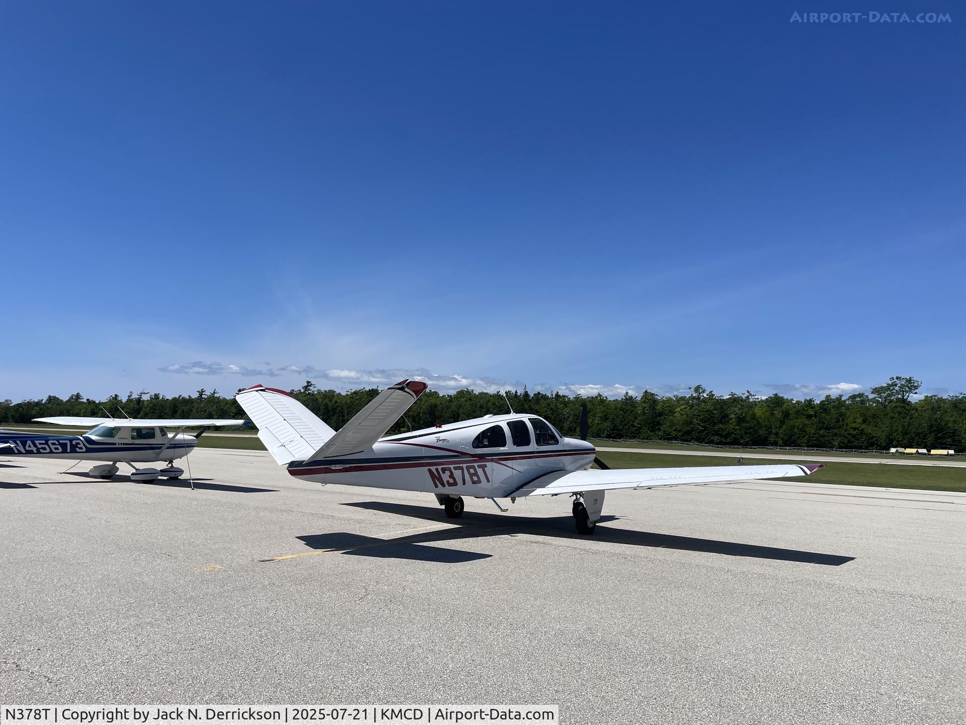 N378T, 1963 Beech P35 Bonanza C/N D-7149, Mackinac Island N378T, 1963 Beech P35 Bonanza C/N D-7149, Mackinac Island
