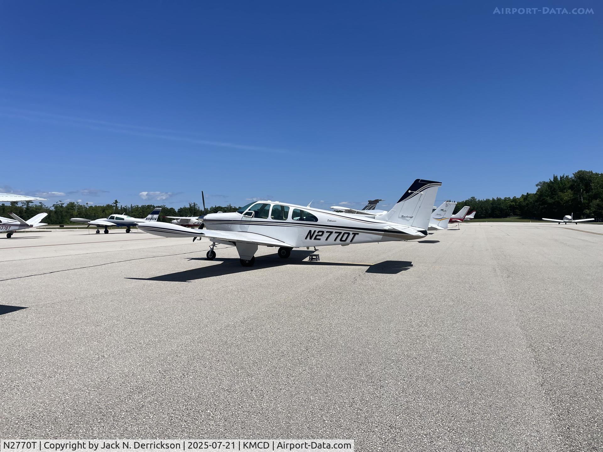 N2770T, 1967 Beech 35-C33 Debonair C/N CD-1104, Mackinac Island N2770T, 1967 Beech 35-C33 Debonair C/N CD-1104, Mackinac Island