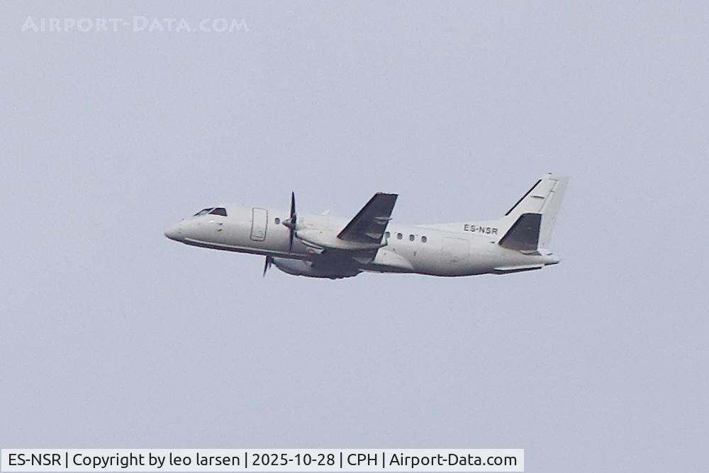 ES-NSR, 1990 Saab 340B C/N 340B-221, Copenmhagen 28.10.2025 ES-NSR, 1990 Saab 340B C/N 340B-221, Copenmhagen 28.10.2025