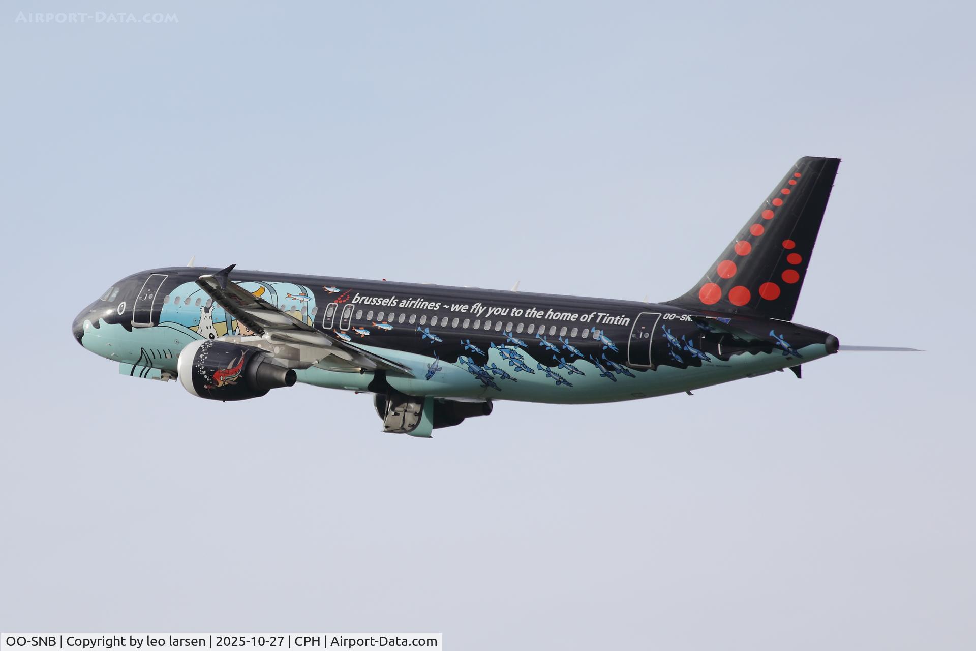 OO-SNB, 2001 Airbus A320-214 C/N 1493, Copenhagen 27.10.2025 OO-SNB, 2001 Airbus A320-214 C/N 1493, Copenhagen 27.10.2025