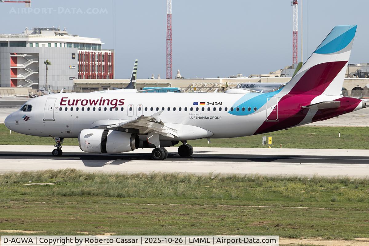 D-AGWA, 2006 Airbus A319-132 C/N 2813, Runway 31