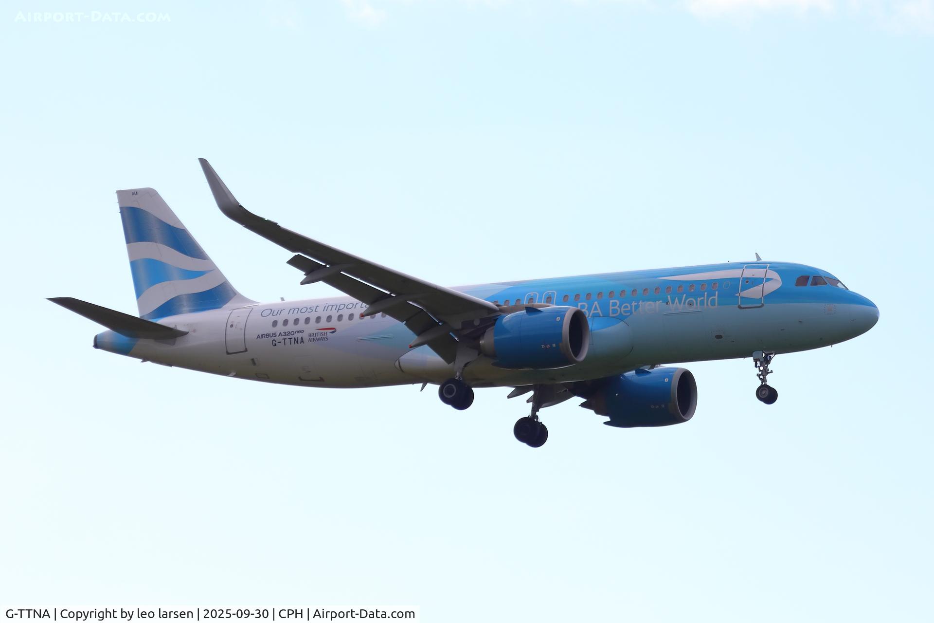 G-TTNA, 2018 Airbus A320-251N C/N 8108, Copenhagen  30.9.2025 G-TTNA, 2018 Airbus A320-251N C/N 8108, Copenhagen  30.9.2025