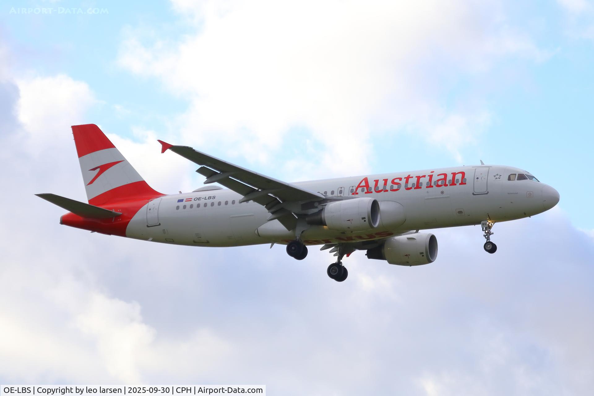 OE-LBS, 2000 Airbus A320-214 C/N 1189, Copenhagen 30.9.2025 OE-LBS, 2000 Airbus A320-214 C/N 1189, Copenhagen 30.9.2025