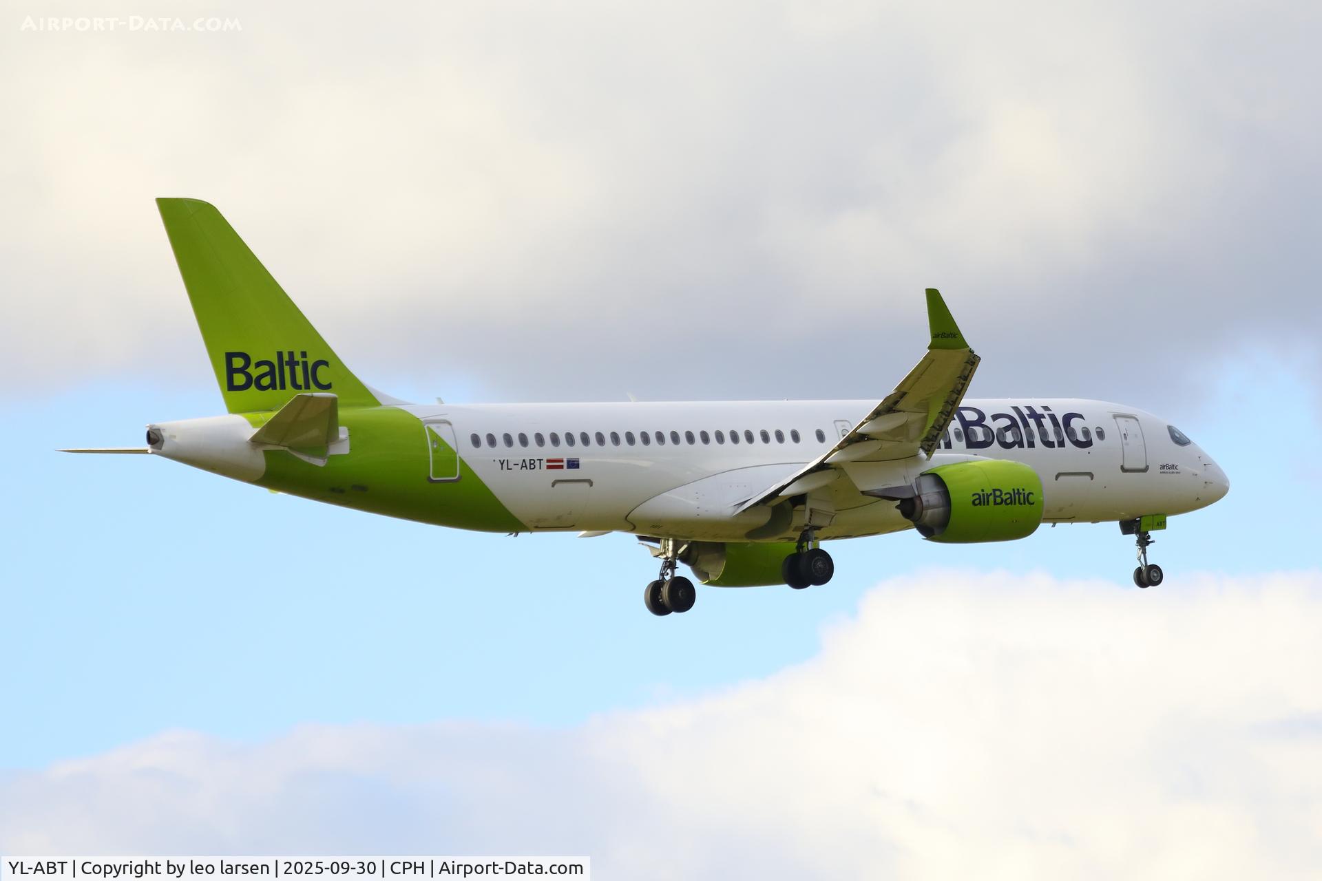 YL-ABT, 2023 Airbus A220-300 C/N 55255, Copenhagen 30.92025 YL-ABT, 2023 Airbus A220-300 C/N 55255, Copenhagen 30.92025