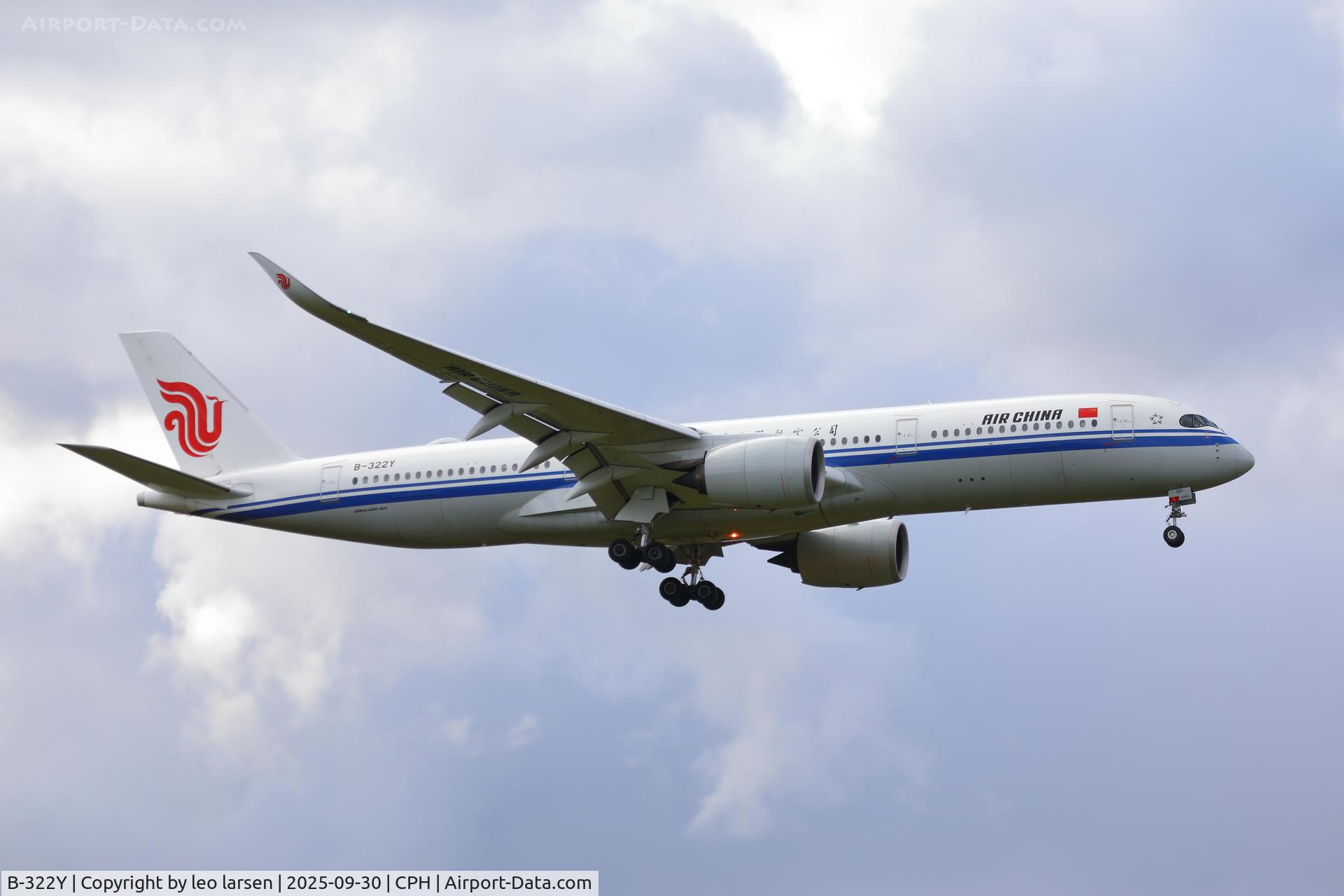 B-322Y, 2021 Airbus A350-941 C/N 474, Copenhagen 30.9.2025 B-322Y, 2021 Airbus A350-941 C/N 474, Copenhagen 30.9.2025