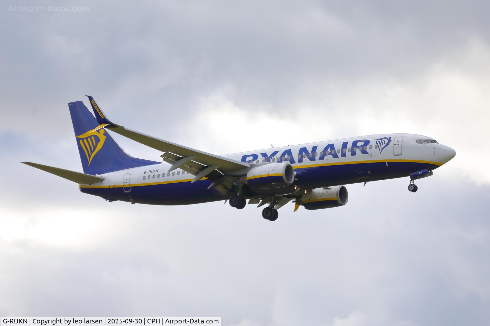 G-RUKN, 2010 Boeing 737-8AS C/N 38508, Copenhagen 30.9.2025 G-RUKN, 2010 Boeing 737-8AS C/N 38508, Copenhagen 30.9.2025