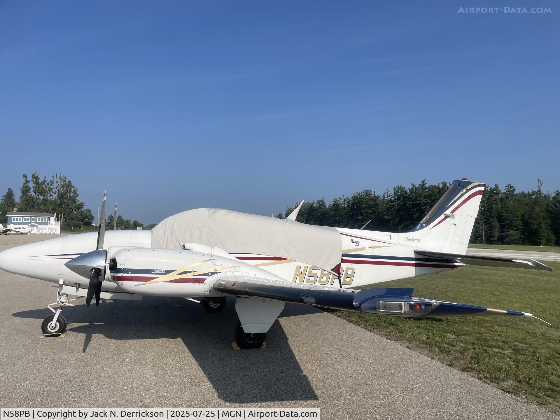N58PB, 1983 Beech 58 Baron C/N TH-1379, Harbor Springs N58PB, 1983 Beech 58 Baron C/N TH-1379, Harbor Springs