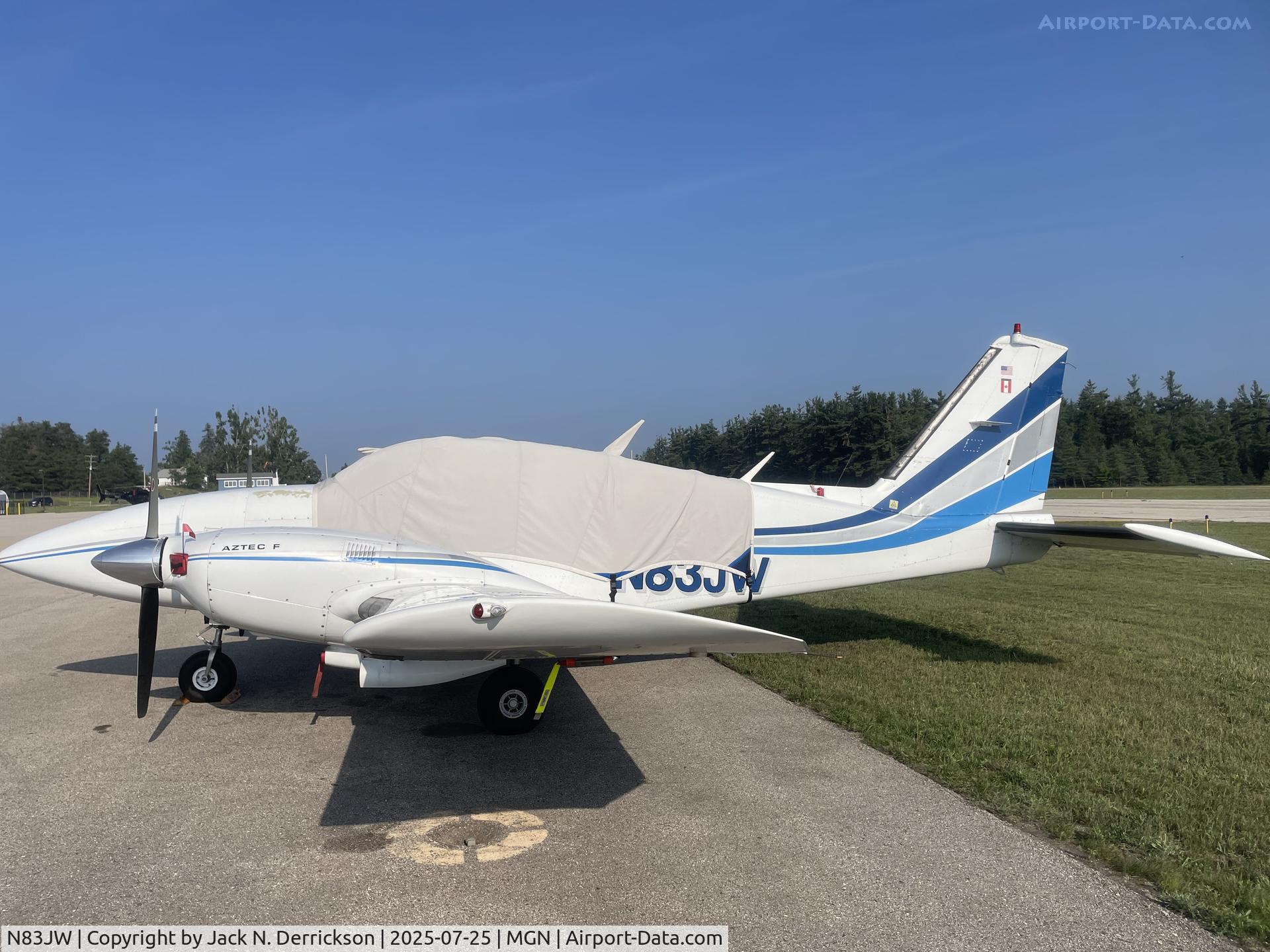 N83JW, 1979 Piper PA-23-250 C/N 27-7954034, Harbor Springs N83JW, 1979 Piper PA-23-250 C/N 27-7954034, Harbor Springs