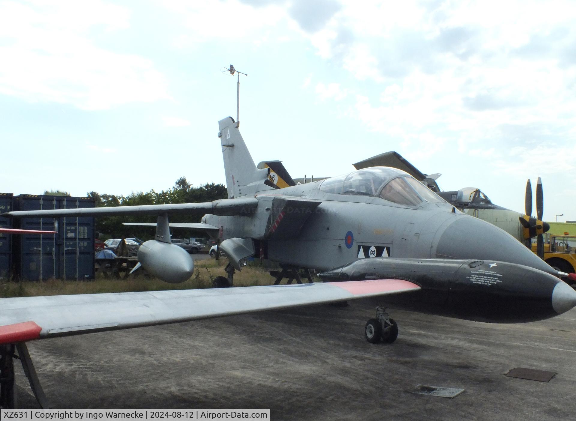 XZ631, 1978 Panavia Tornado GR.1 C/N P.15, Panavia Tornado GR4 prototype (converted from GR1) at the Yorkshire Air Museum, Elvington XZ631, 1978 Panavia Tornado GR.1 C/N P.15, Panavia Tornado GR4 prototype (converted from GR1) at the Yorkshire Air Museum, Elvington