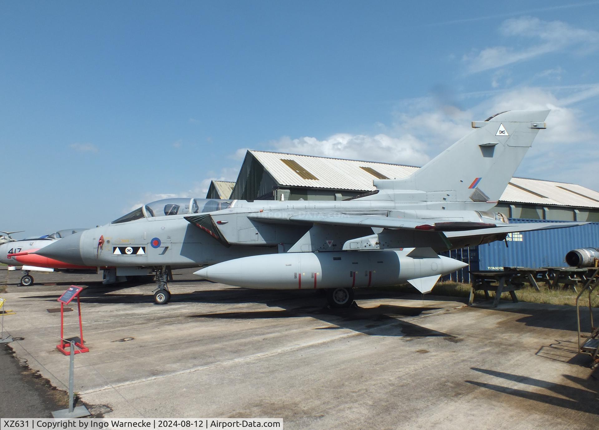 XZ631, 1978 Panavia Tornado GR.1 C/N P.15, Panavia Tornado GR4 prototype (converted from GR1) at the Yorkshire Air Museum, Elvington XZ631, 1978 Panavia Tornado GR.1 C/N P.15, Panavia Tornado GR4 prototype (converted from GR1) at the Yorkshire Air Museum, Elvington