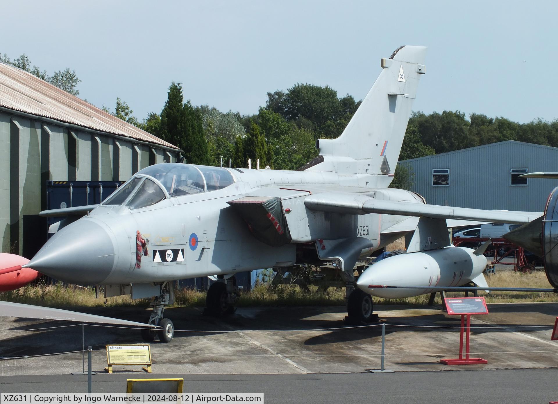 XZ631, 1978 Panavia Tornado GR.1 C/N P.15, Panavia Tornado GR4 prototype (converted from GR1) at the Yorkshire Air Museum, Elvington XZ631, 1978 Panavia Tornado GR.1 C/N P.15, Panavia Tornado GR4 prototype (converted from GR1) at the Yorkshire Air Museum, Elvington
