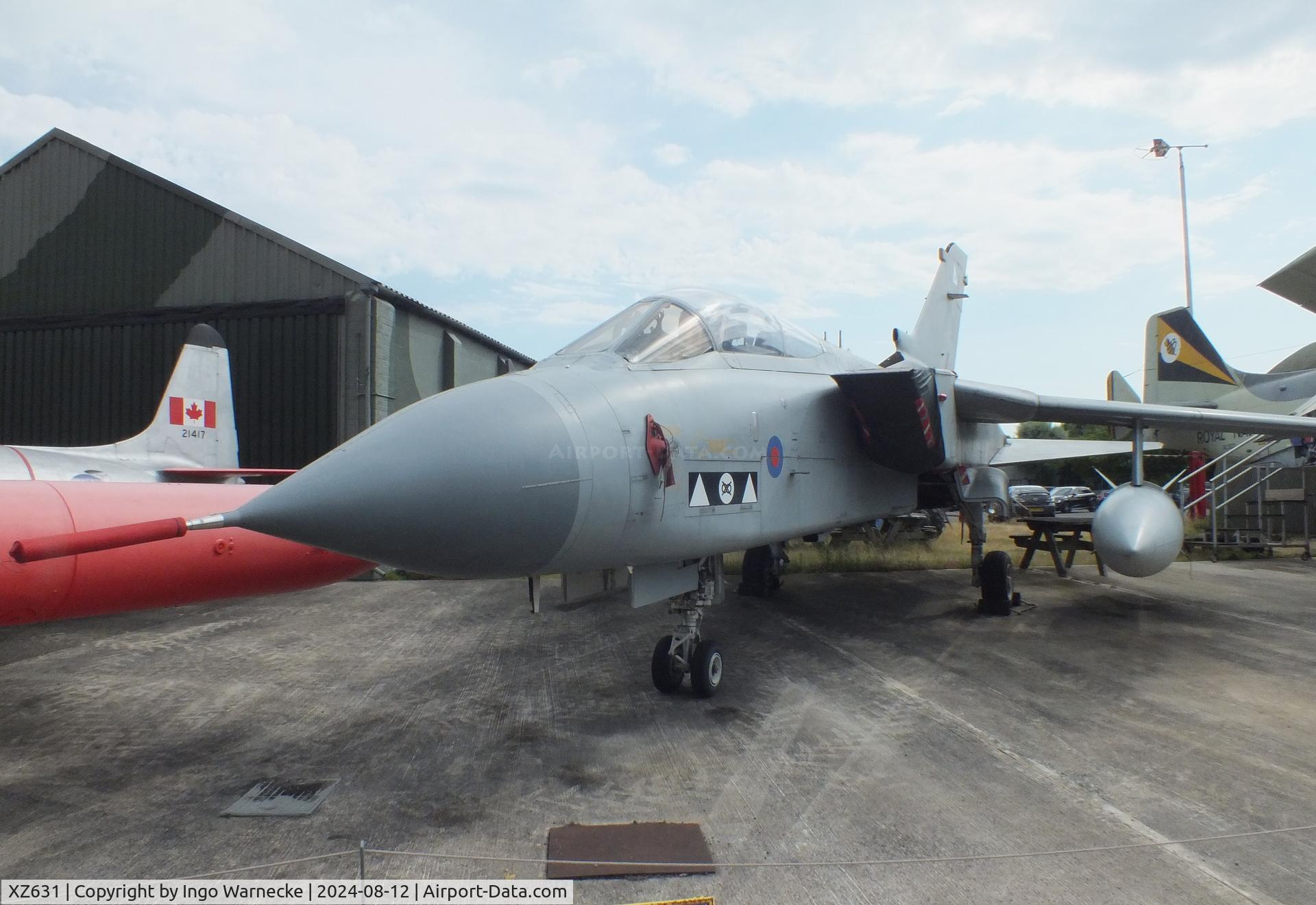 XZ631, 1978 Panavia Tornado GR.1 C/N P.15, Panavia Tornado GR4 prototype (converted from GR1) at the Yorkshire Air Museum, Elvington XZ631, 1978 Panavia Tornado GR.1 C/N P.15, Panavia Tornado GR4 prototype (converted from GR1) at the Yorkshire Air Museum, Elvington