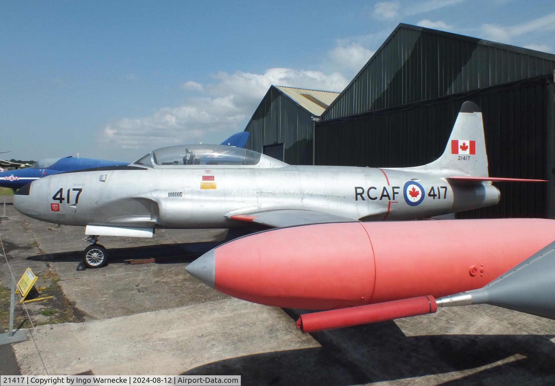 21417, Canadair CT-133 Silver Star 3 C/N T33-417, Canadair CT-133 (T-33) Silver Star 3 at the Yorkshire Air Museum, Elvington