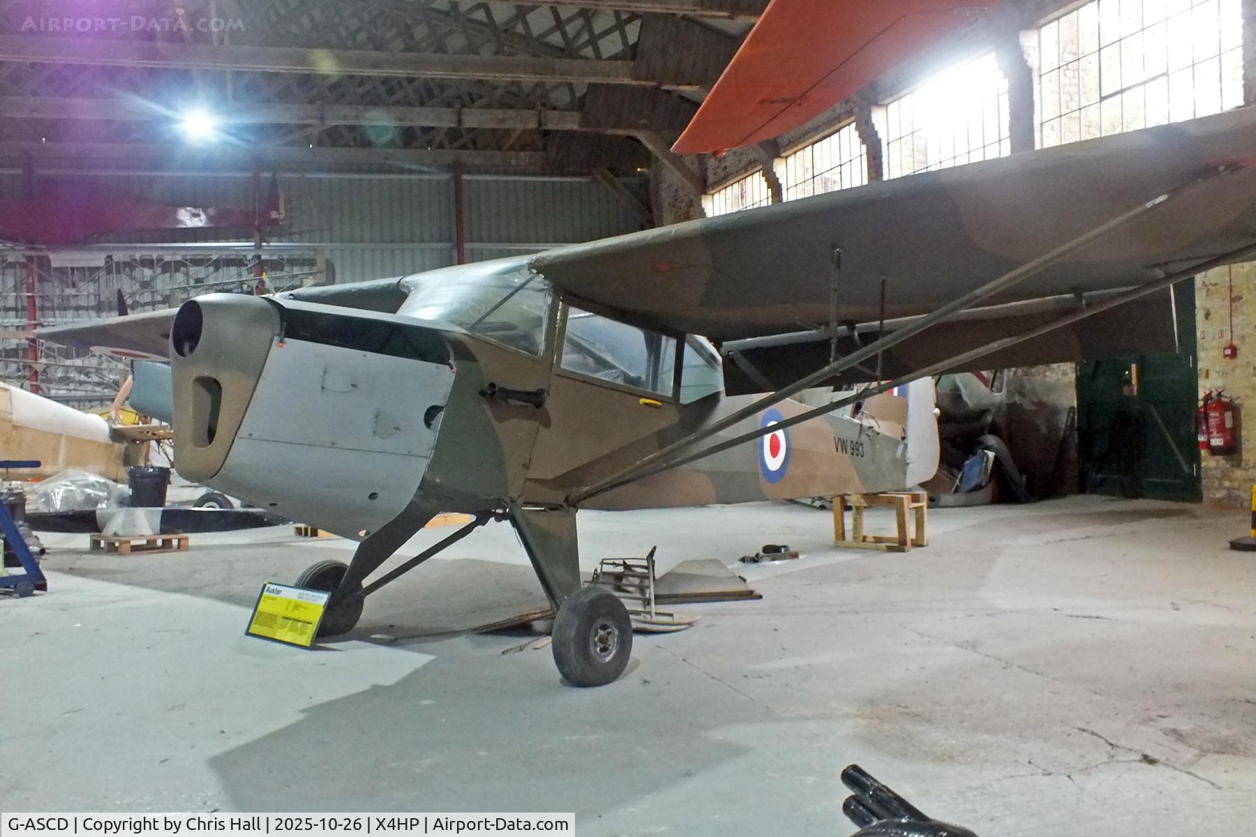 G-ASCD, 1962 Beagle A-61 Terrier 2 C/N B.615, Hooton Park 26/10/25