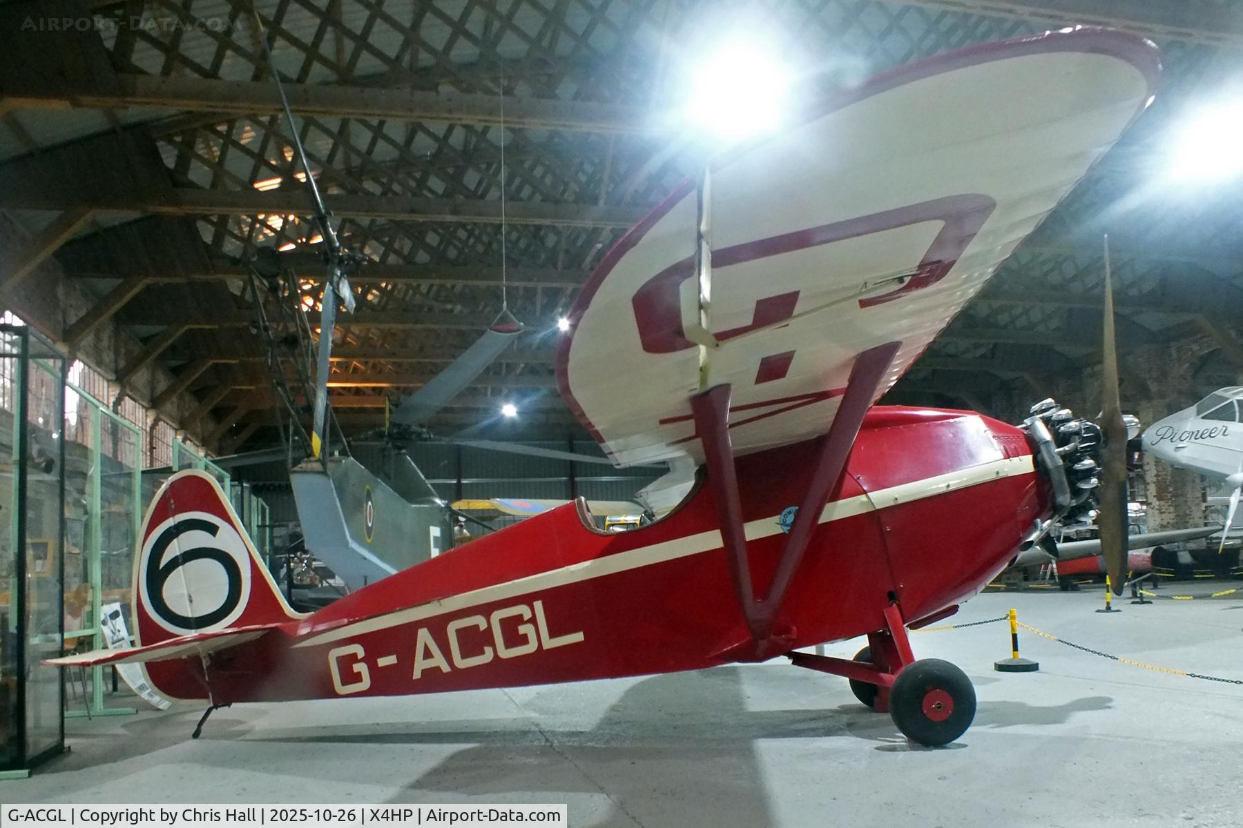 G-ACGL, 1933 Comper CLA-7 Swift C/N S33/6, Hooton Park 26/10/25