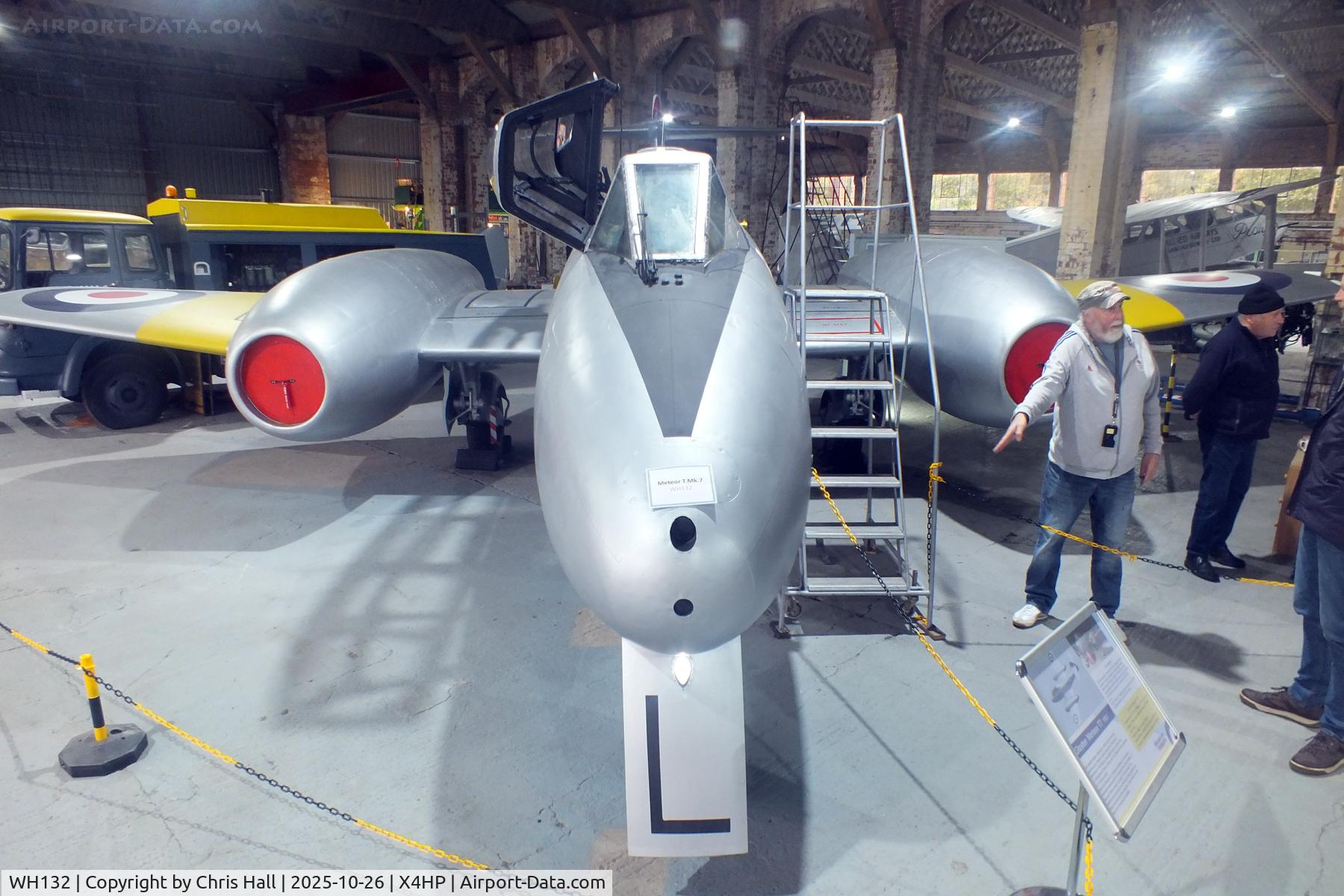 WH132, Gloster Meteor T.7 C/N Not found WH132, Hooton Park 26/10/25 WH132, Gloster Meteor T.7 C/N Not found WH132, Hooton Park 26/10/25