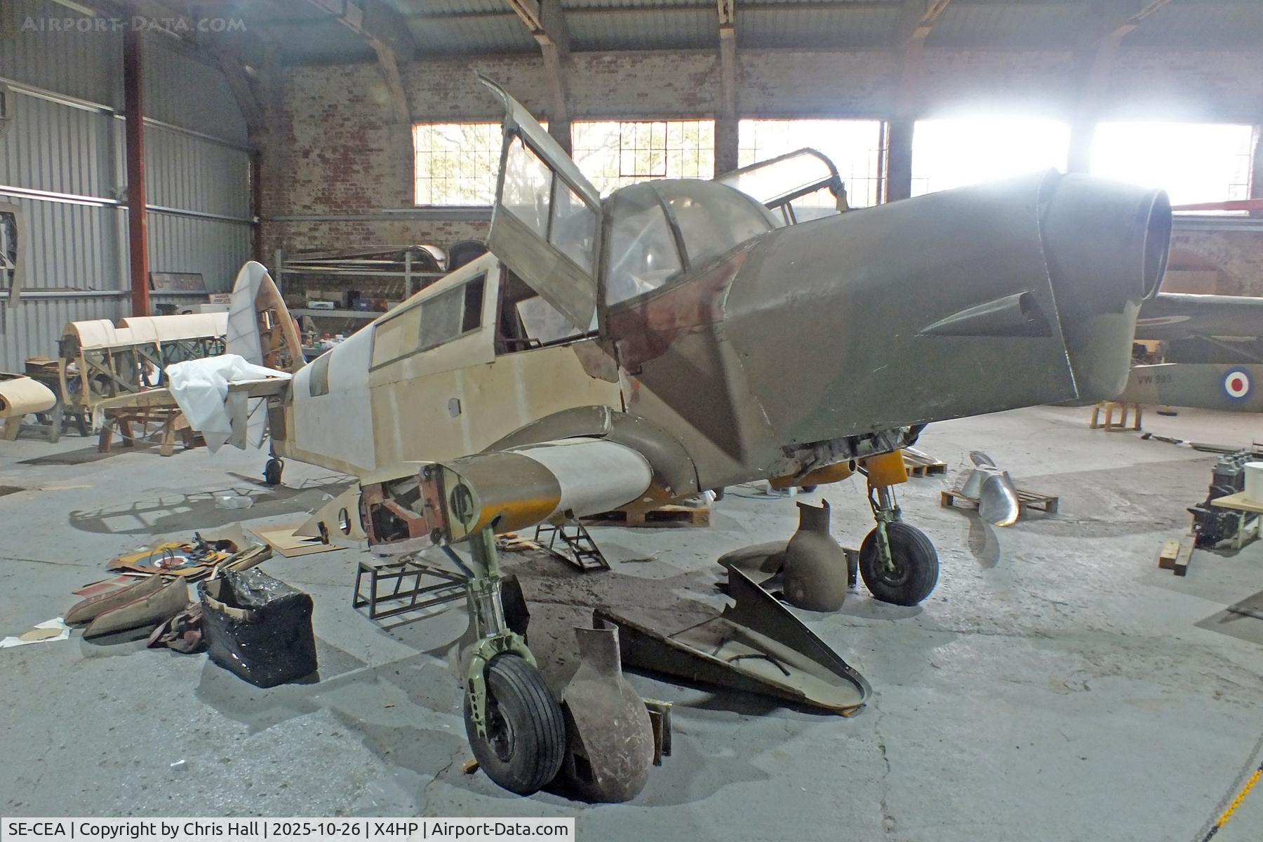SE-CEA, 1944 Percical P.31 Proctor IV C/N H772, Hooton Park 26/10/25 SE-CEA, 1944 Percical P.31 Proctor IV C/N H772, Hooton Park 26/10/25