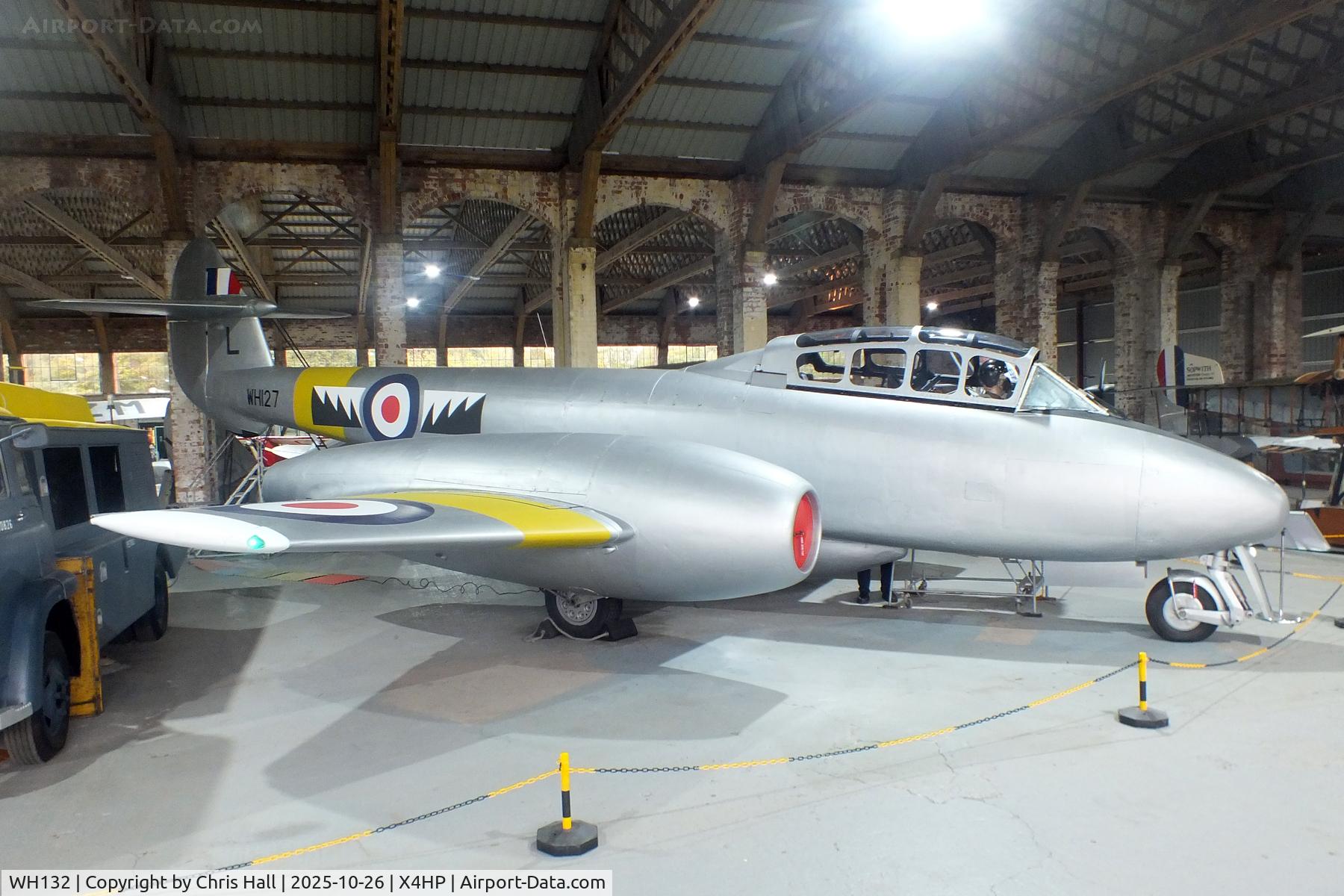 WH132, Gloster Meteor T.7 C/N Not found WH132, Hooton Park 16/10/25 WH132, Gloster Meteor T.7 C/N Not found WH132, Hooton Park 16/10/25