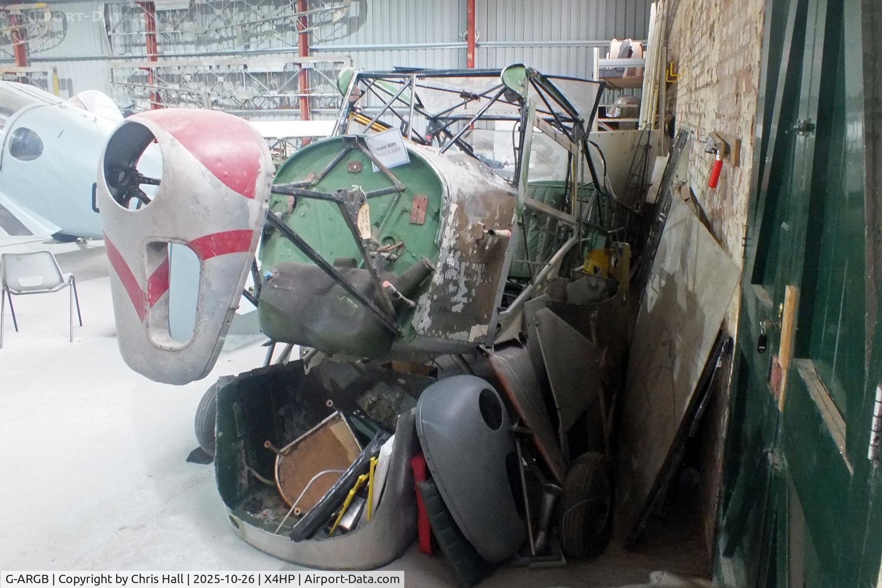 G-ARGB, 1946 Auster 6A Tugmaster C/N 2593, Hooton Park 16/10/25 G-ARGB, 1946 Auster 6A Tugmaster C/N 2593, Hooton Park 16/10/25