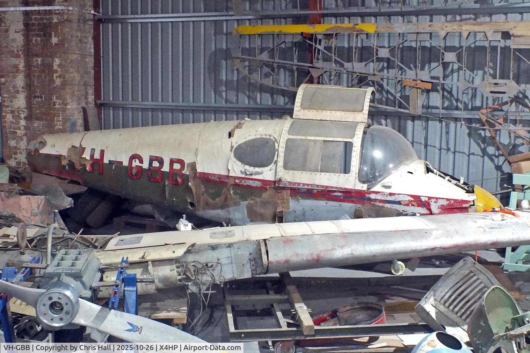 VH-GBB, 1947 Miles M65 Gemini 1A C/N 6486, Hooton Park 16/10/25 VH-GBB, 1947 Miles M65 Gemini 1A C/N 6486, Hooton Park 16/10/25