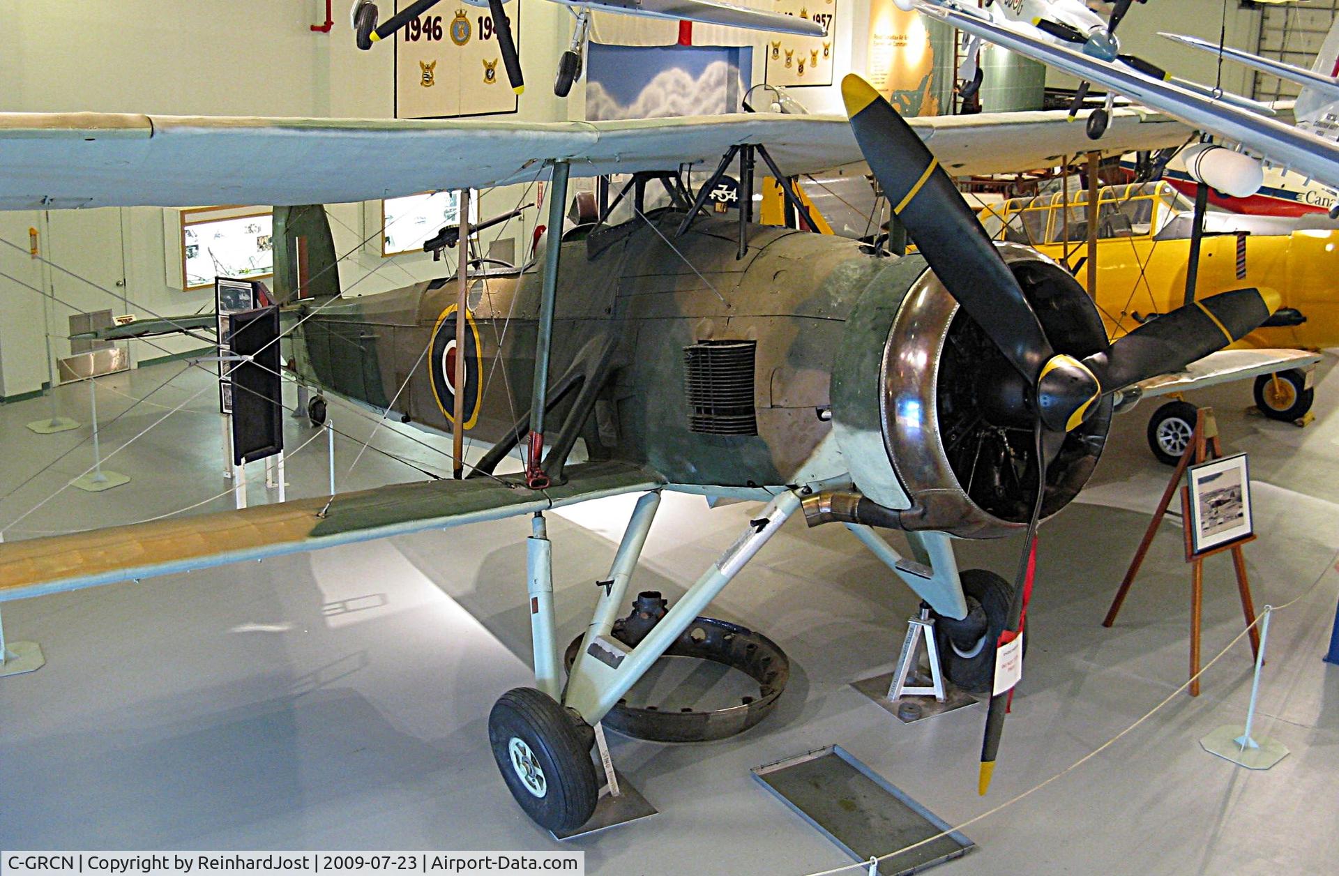 C-GRCN, 1943 Fairey Swordfish Mk.II C/N F/B3S/126/A, Swordfish Mk. II at the Shearwater Aviation Museum ner Halifax, NS
