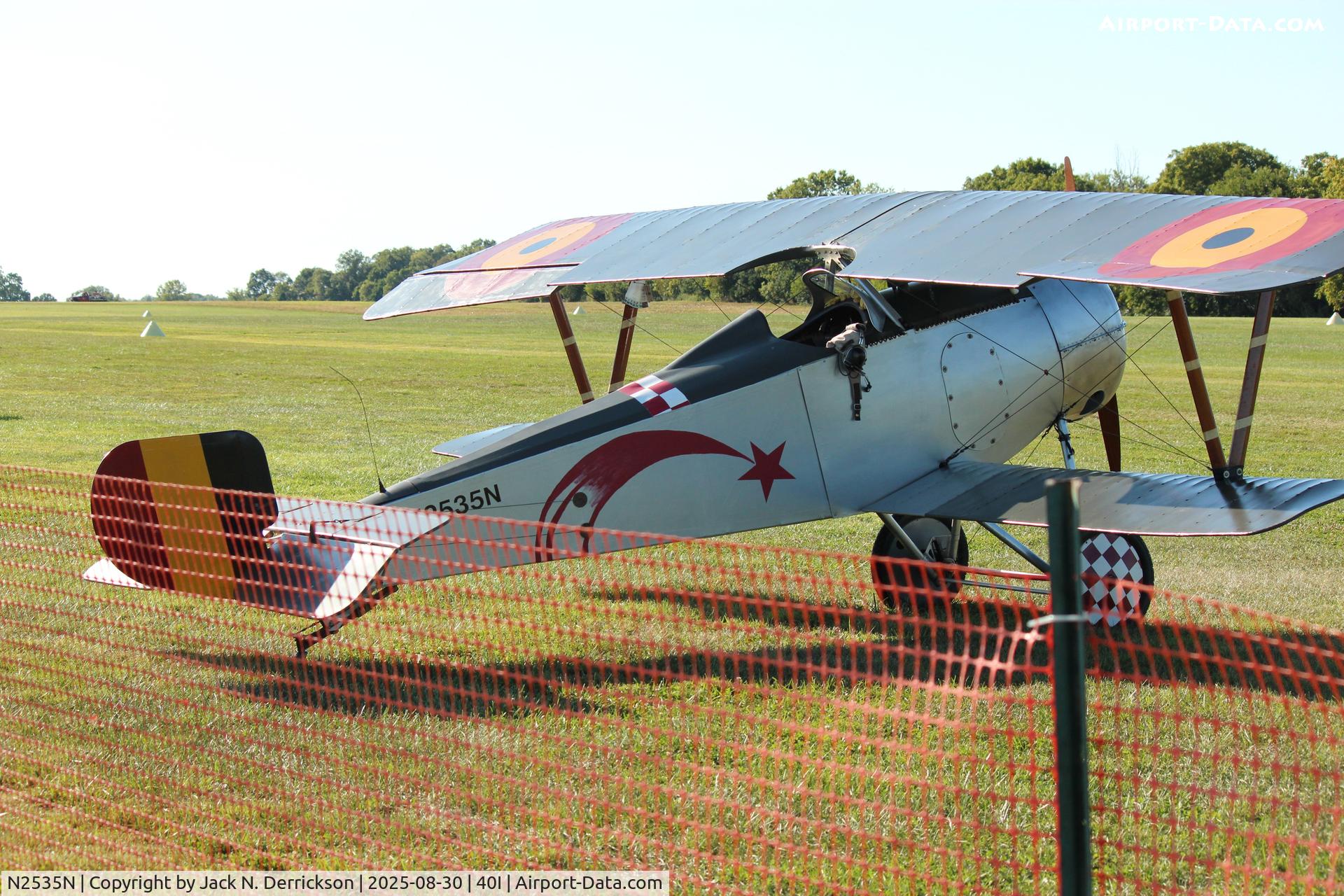 N2535N, Nieuport II Replica C/N 01448, 2025 40I airshow