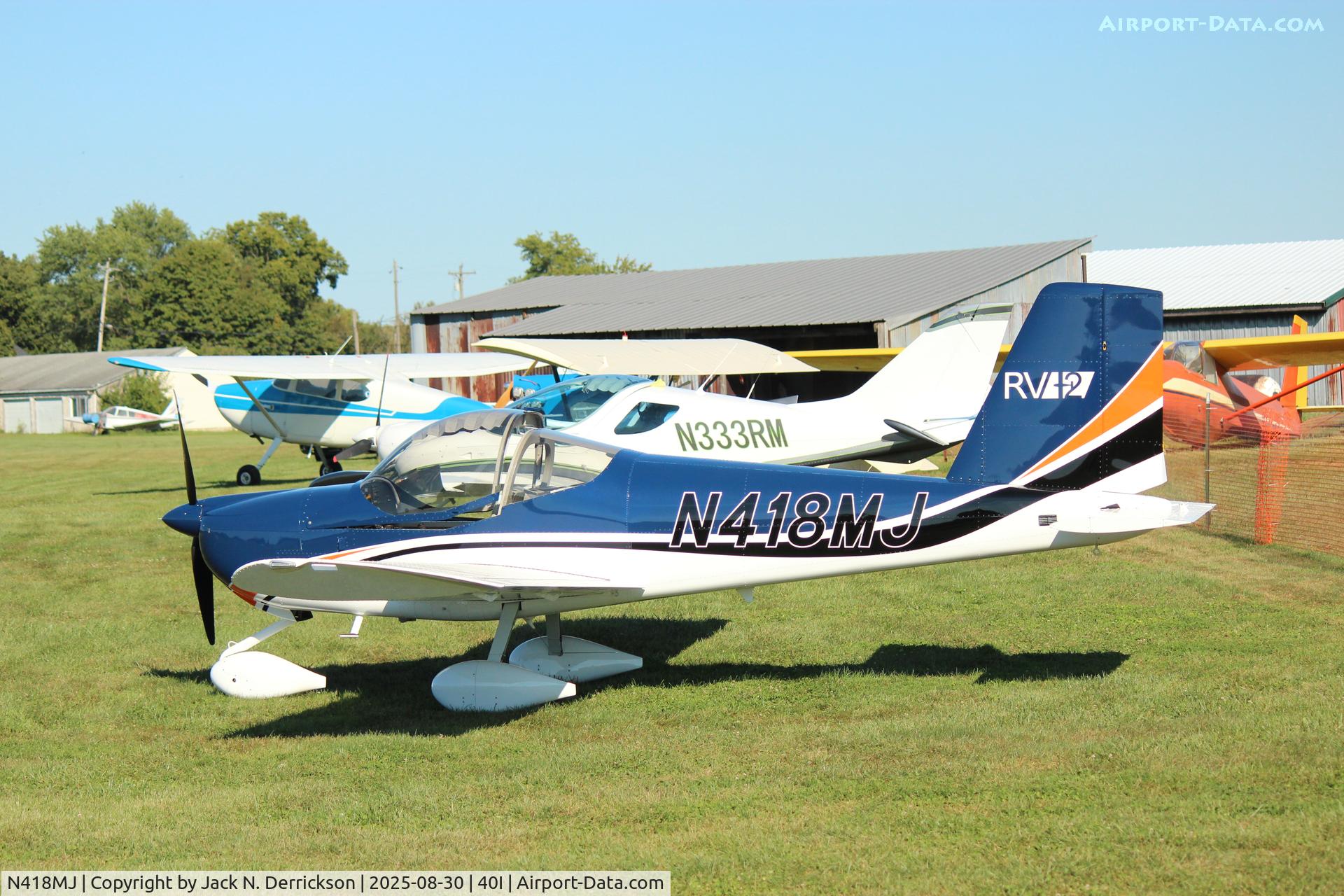 N418MJ, 2018 Vans RV-12 C/N 120812, 2025 40I airshow N418MJ, 2018 Vans RV-12 C/N 120812, 2025 40I airshow