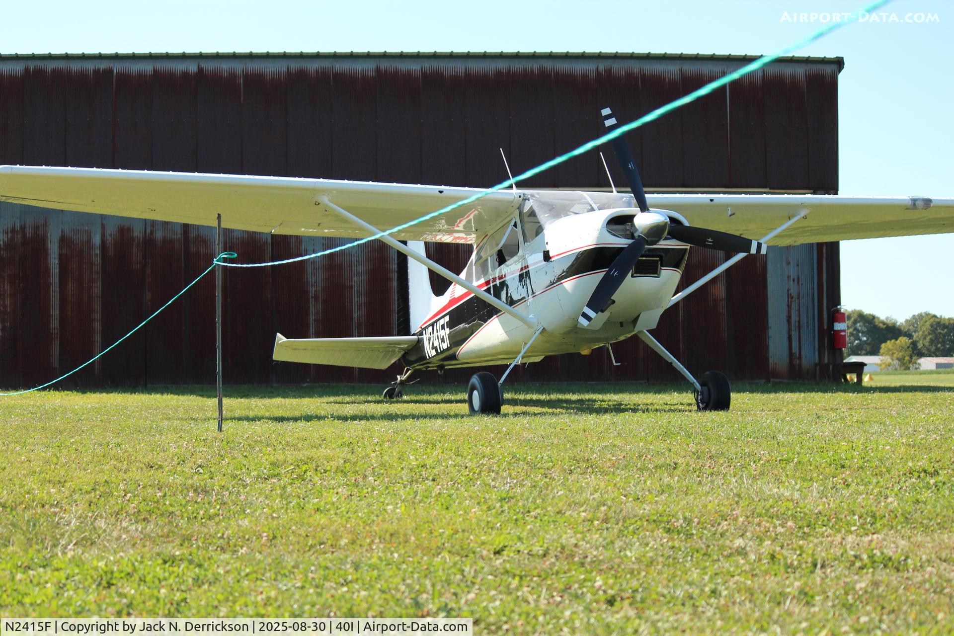 N2415F, 1965 Cessna 180H Skywagon C/N 18051615, 2025 40I airshow N2415F, 1965 Cessna 180H Skywagon C/N 18051615, 2025 40I airshow